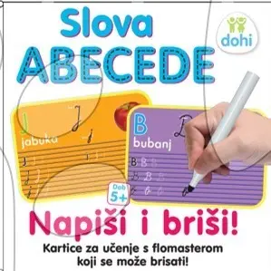 Naučná hra Kresli a smaž Abeceda Dohány chorvatská verze