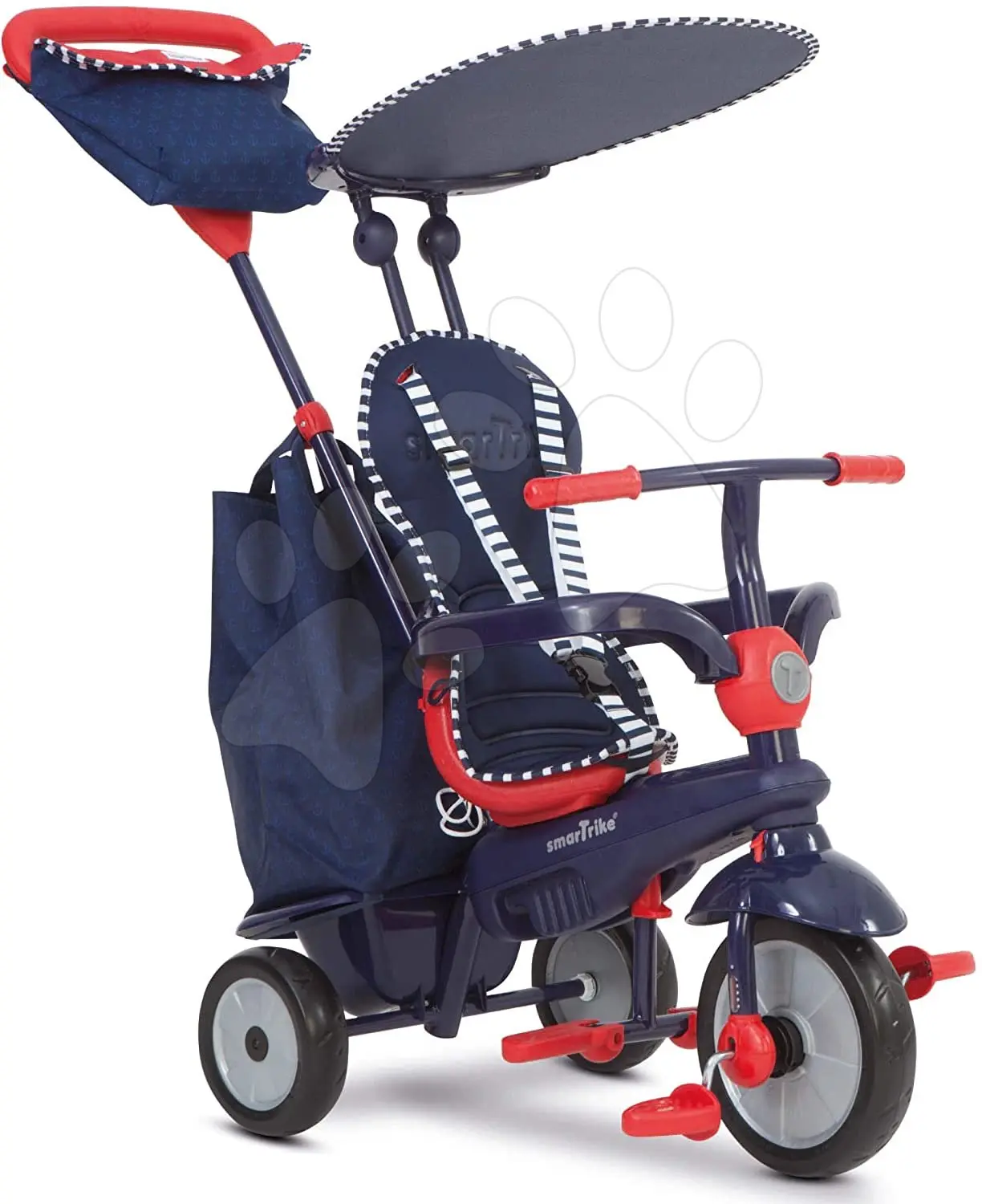 Tříkolka smarTrike Shine 4v1 Touch Steering 6402502 modro červená