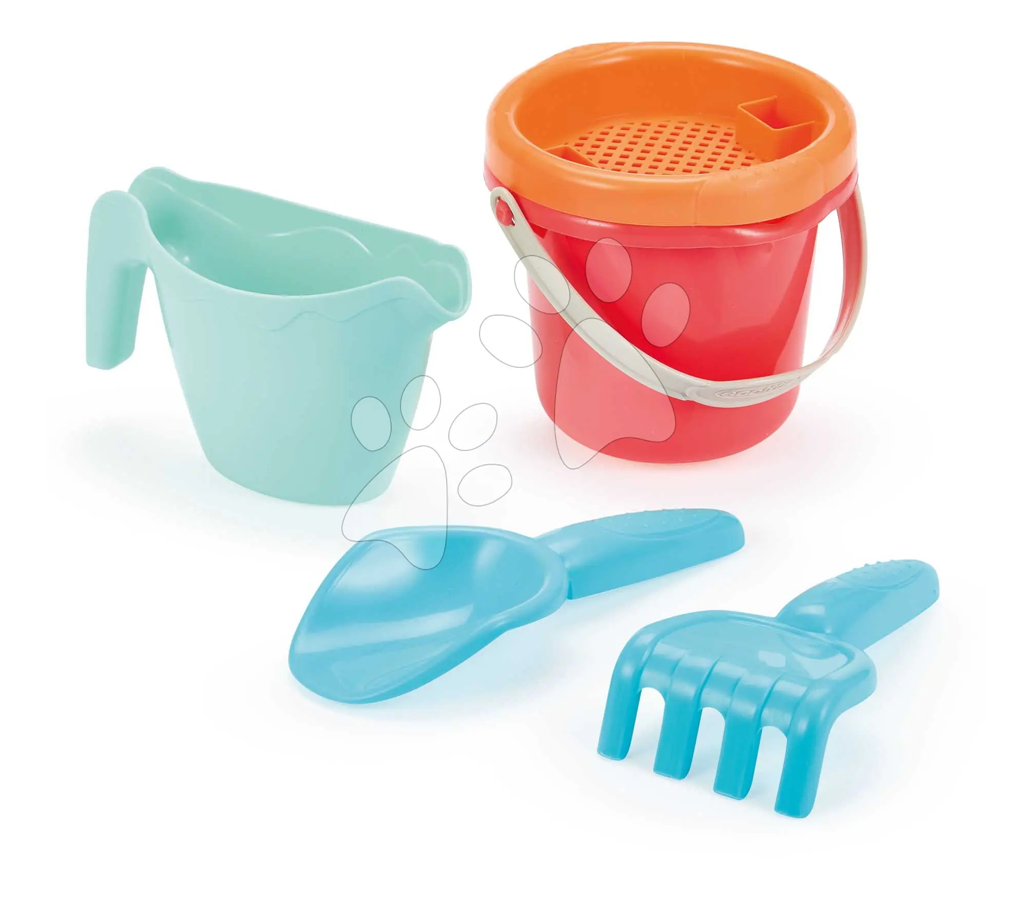 Kbelík set Junior Bucket Summer Écoiffier výška 15 cm s konvičkou 5 dílů od 18 měsíců