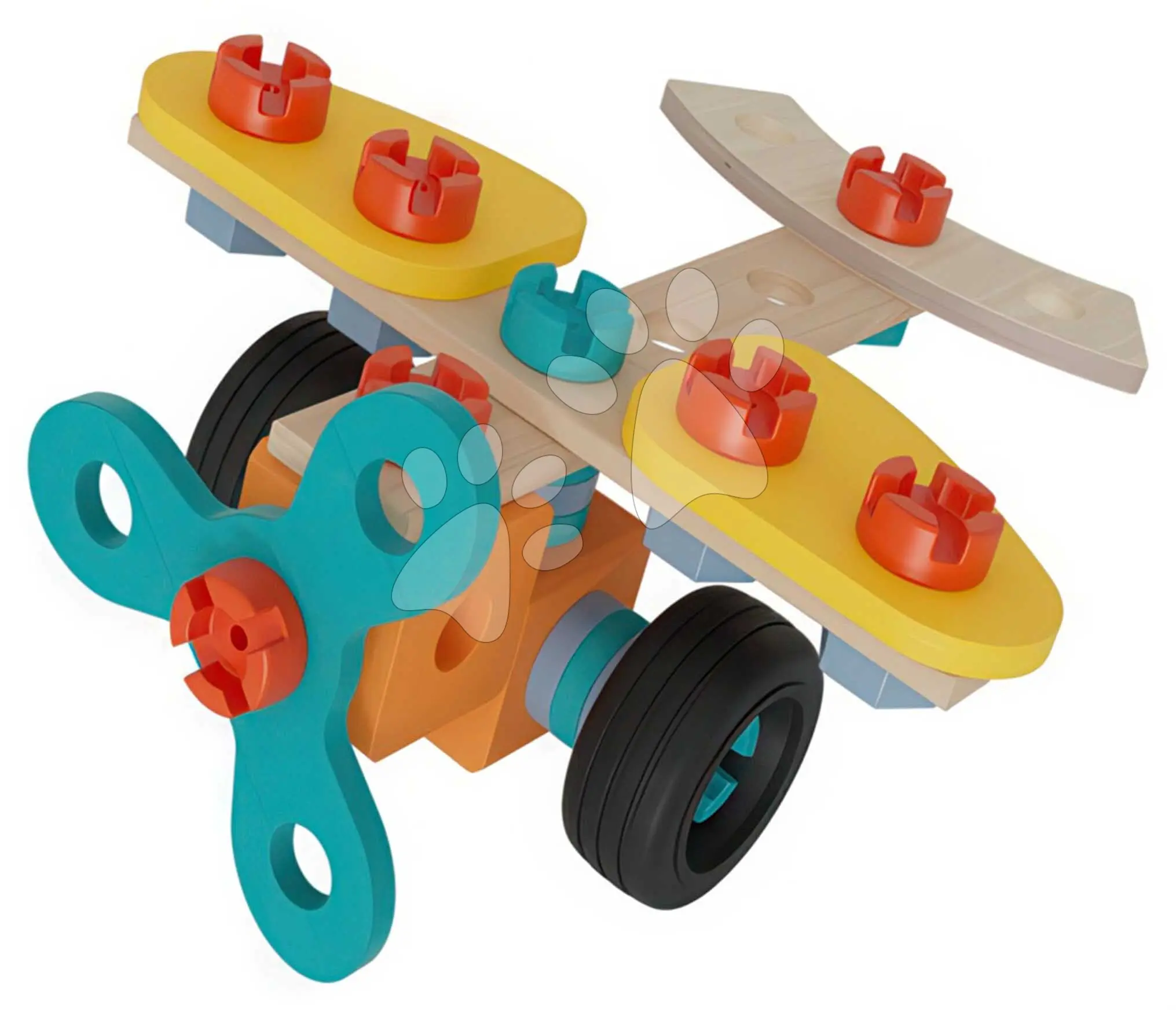 Dřevěná stavebnice letadlo Construct Mini Plane Eichhorn 1 model 35 dílů