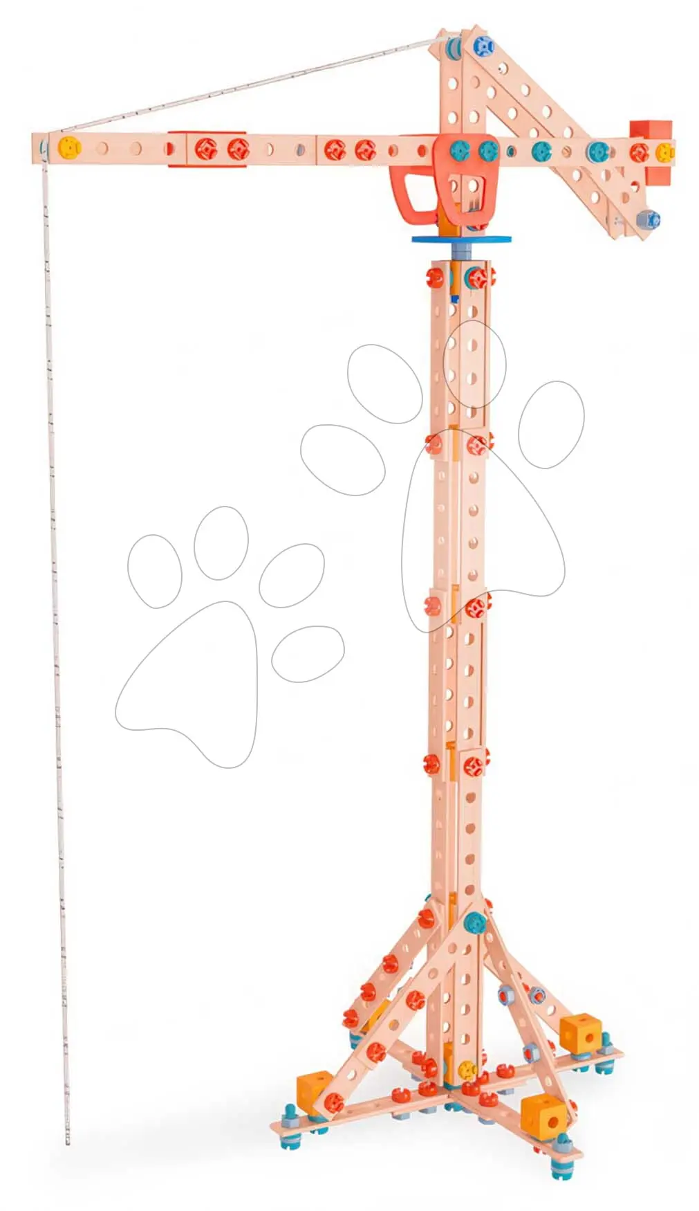 Dřevěná stavebnice jeřáb Construct Crane Eichhorn 2 modely 248 dílků od 6 let