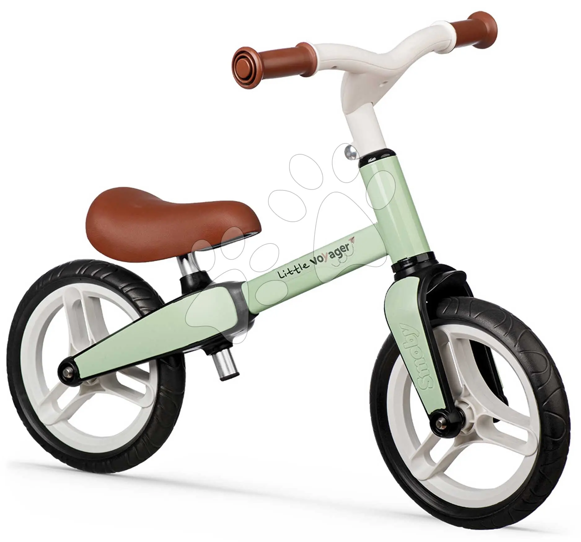 Balanční odrážedlo Little Voyager Balance Bike Smoby s ultra lehkou 1,8 kg kovovou konstrukcí a tichými koly s ochranou proti defektu od 24 měs