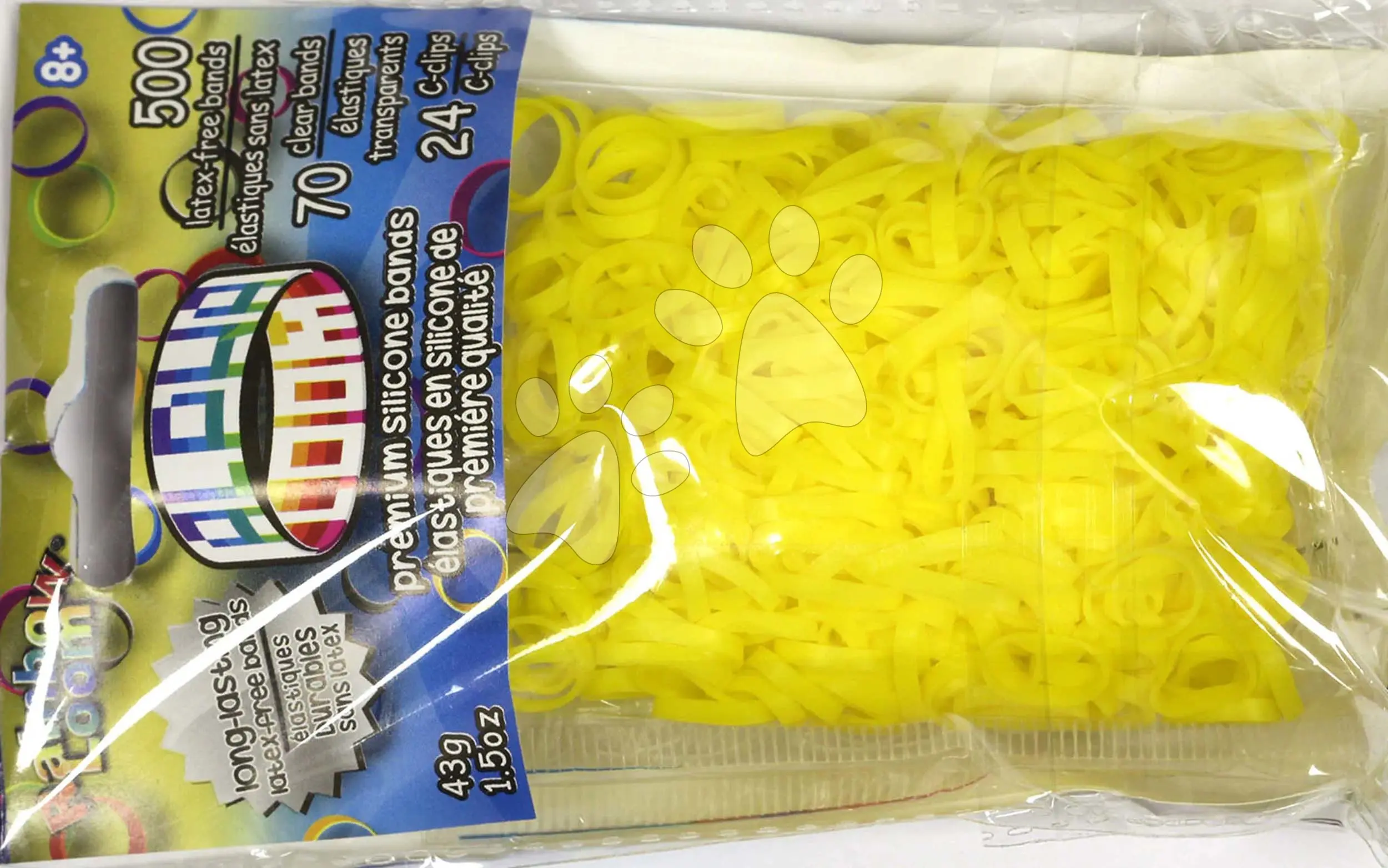 Gumičky Alpha Bands Rainbow Loom 500 ks žluté od 6 let