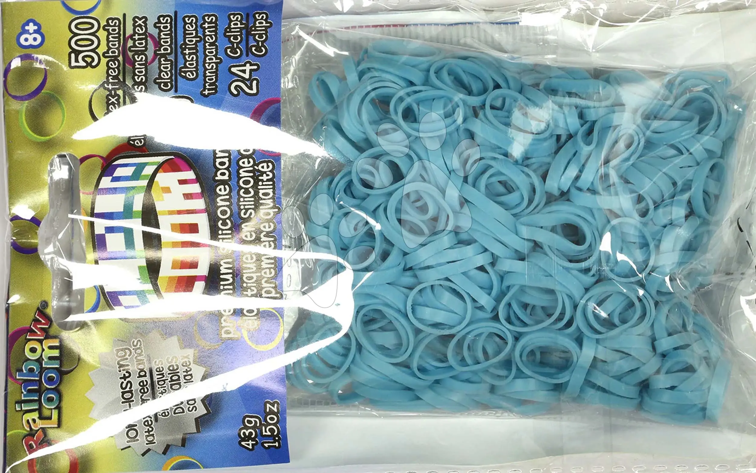 Gumičky Alpha Bands Rainbow Loom 500 ks tyrkysové od 6 let