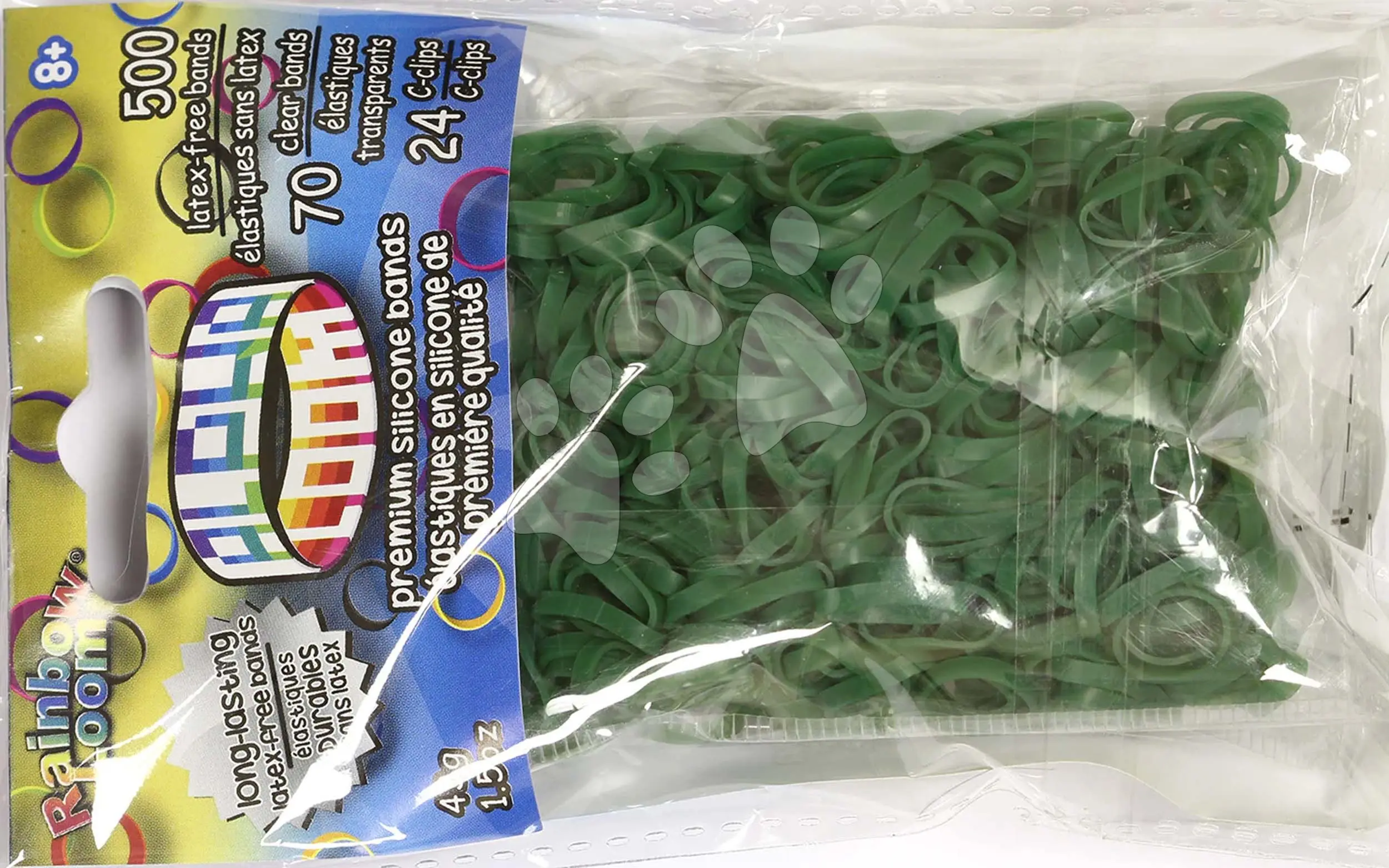 Gumičky Alpha Bands Rainbow Loom 500 ks tmavě zelené od 6 let