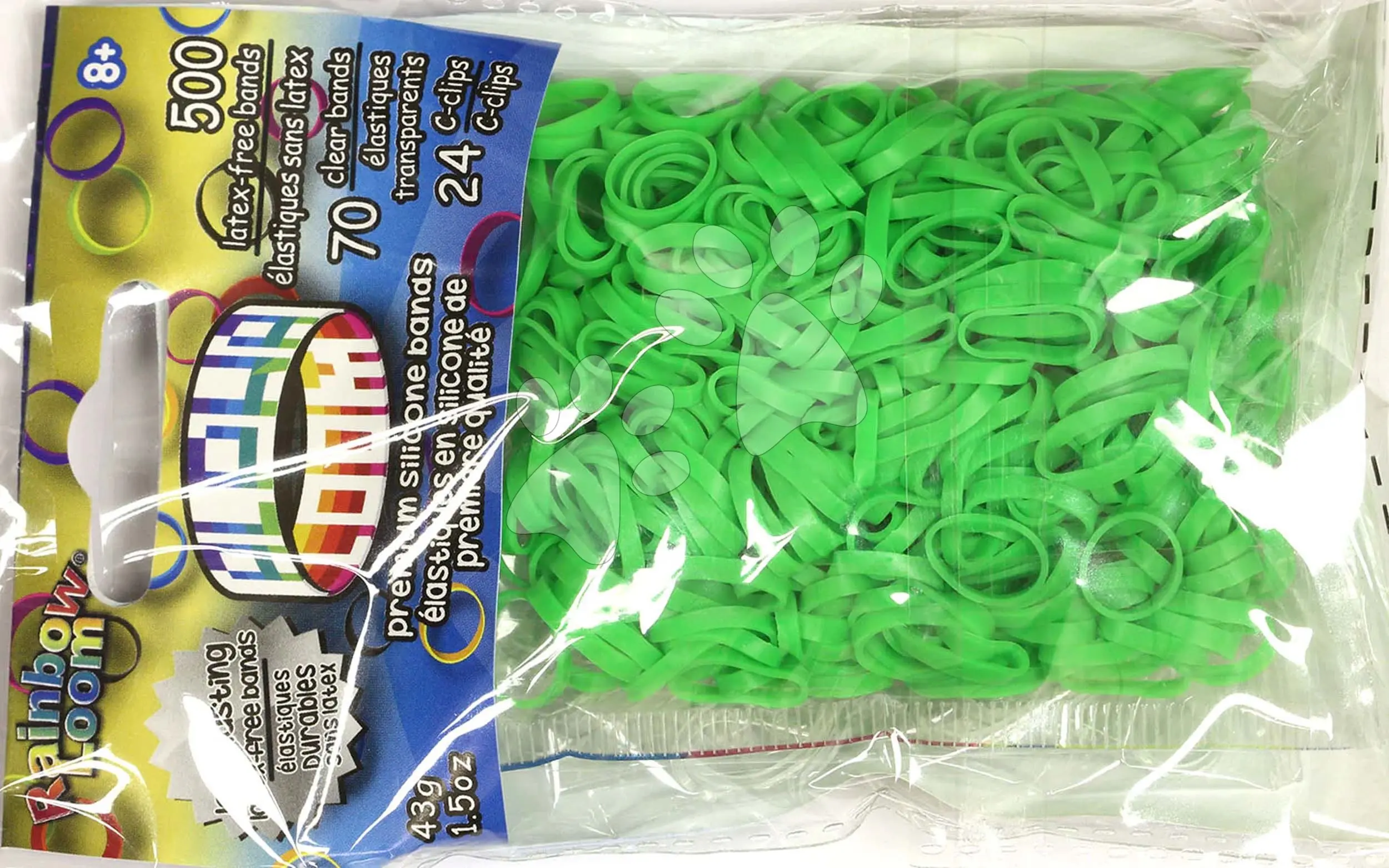 Gumičky Alpha Bands Rainbow Loom 500 ks limetkově zelené od 6 let