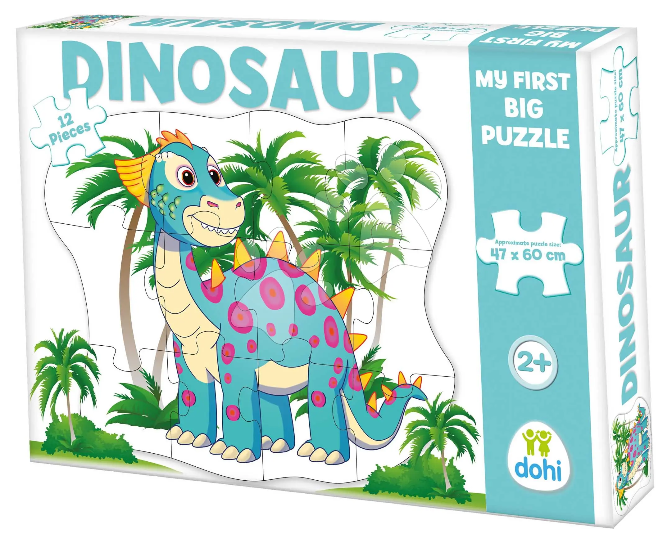 Puzzle podlahové dinosaurus Dohány velké 12 dílů od 24 měsíců