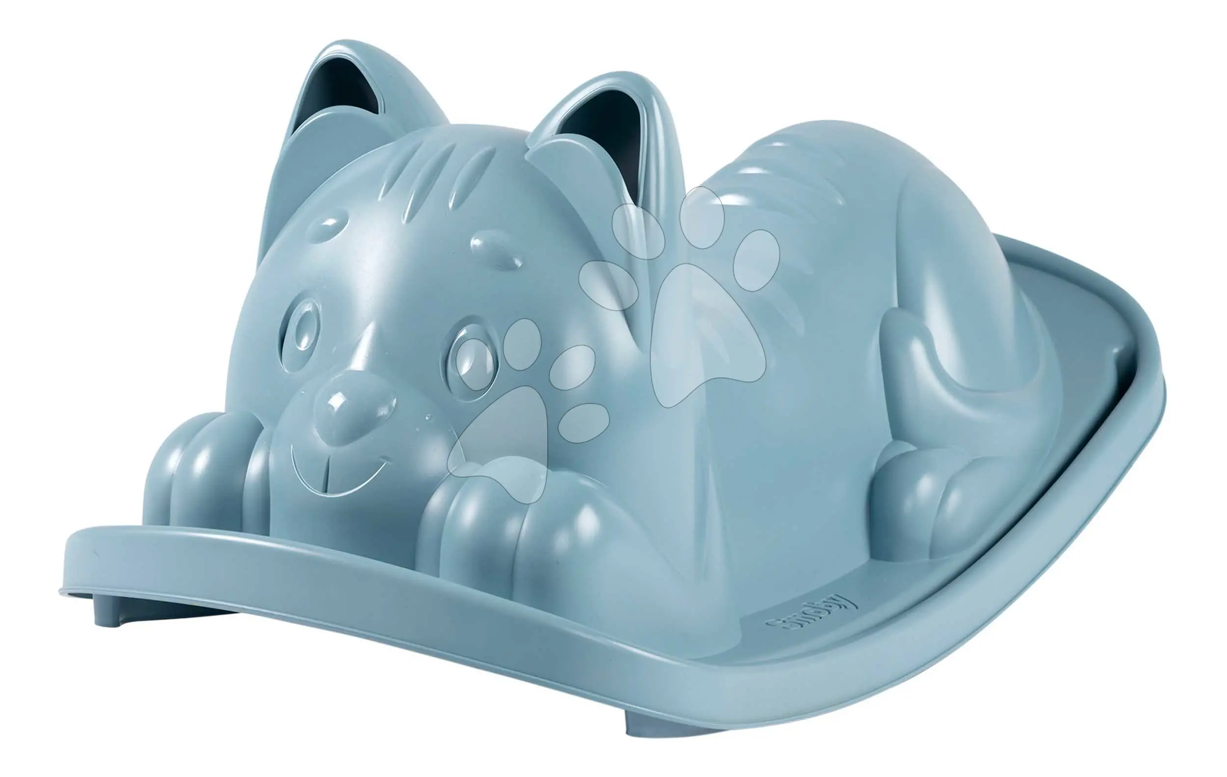 Houpačka kočka Blue Cat Rocker Life Smoby modrá s ergonomickým sedátkem s UV filtrem od 18 měsíců