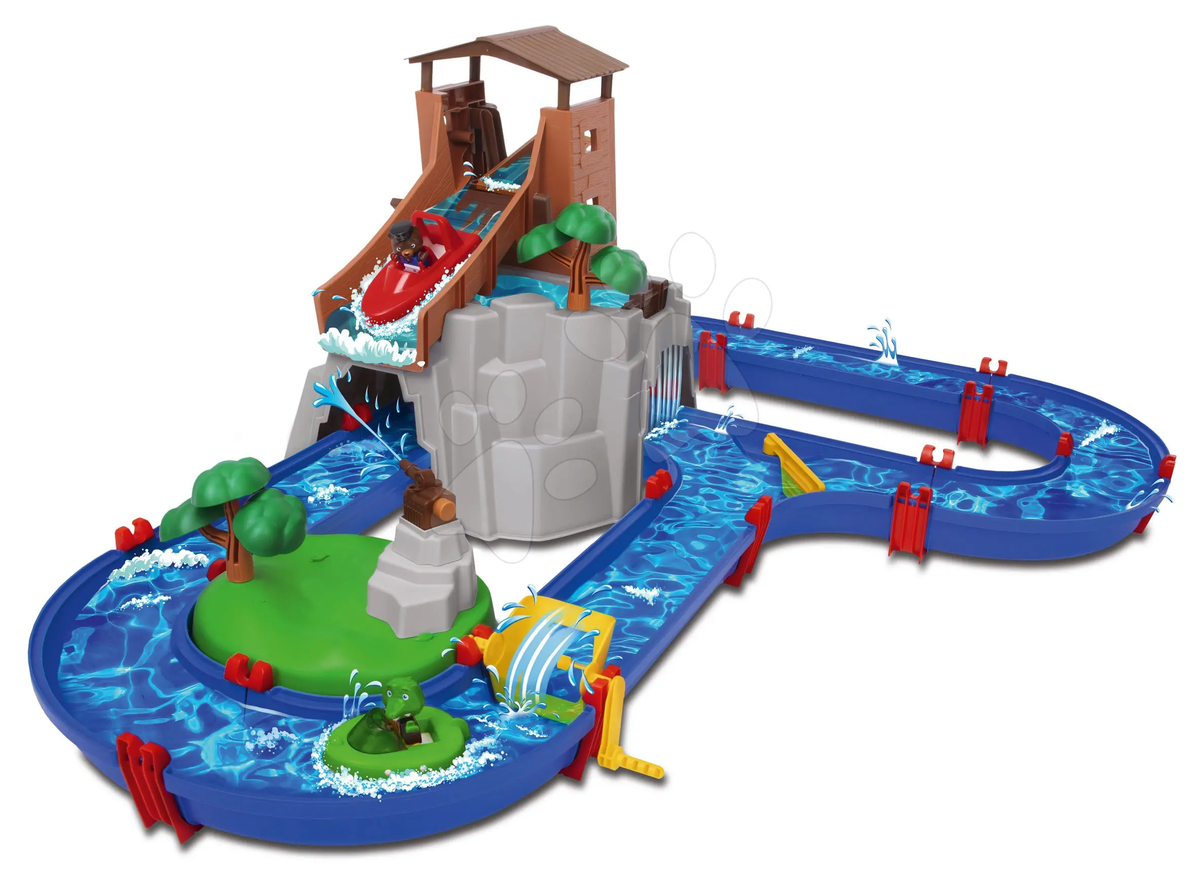 Big AdventureLand Waterway Adventure Land AquaPlay Vodní dělo 57 ks