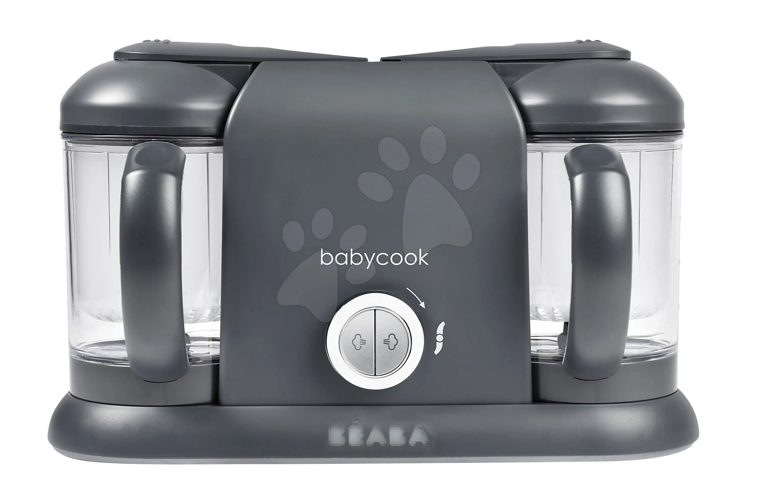 Parní vařič a mixér Beaba Babycook® Duo Plus Dark Grey dvojitý