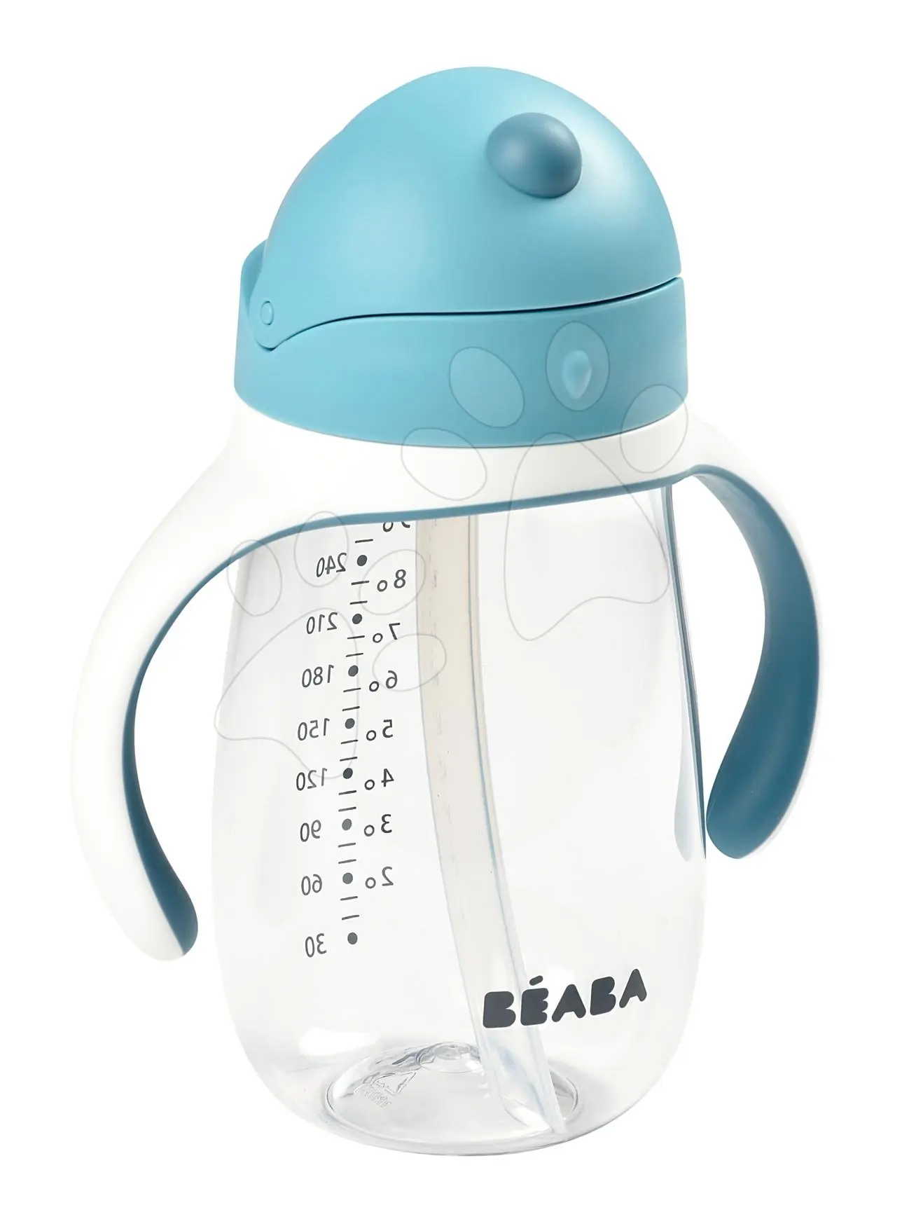 Beaba Hrnek s brčkem 300ml Windy Blue