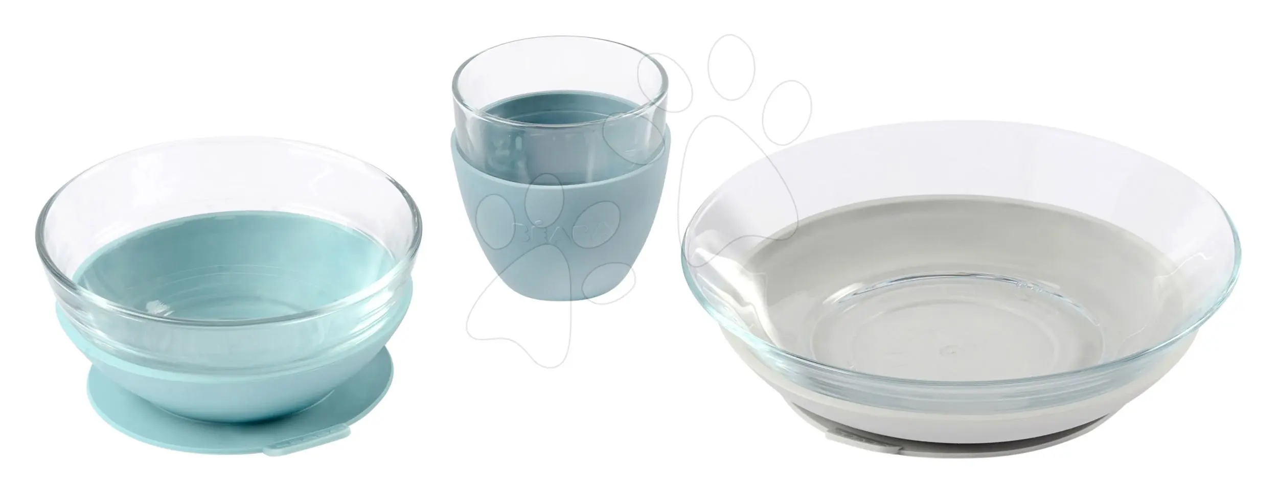 Jídelní sada ze skla Duralex Jungle Glass Meal Beaba z vysoce kvalitního temperovaného materiálu od 4 měs