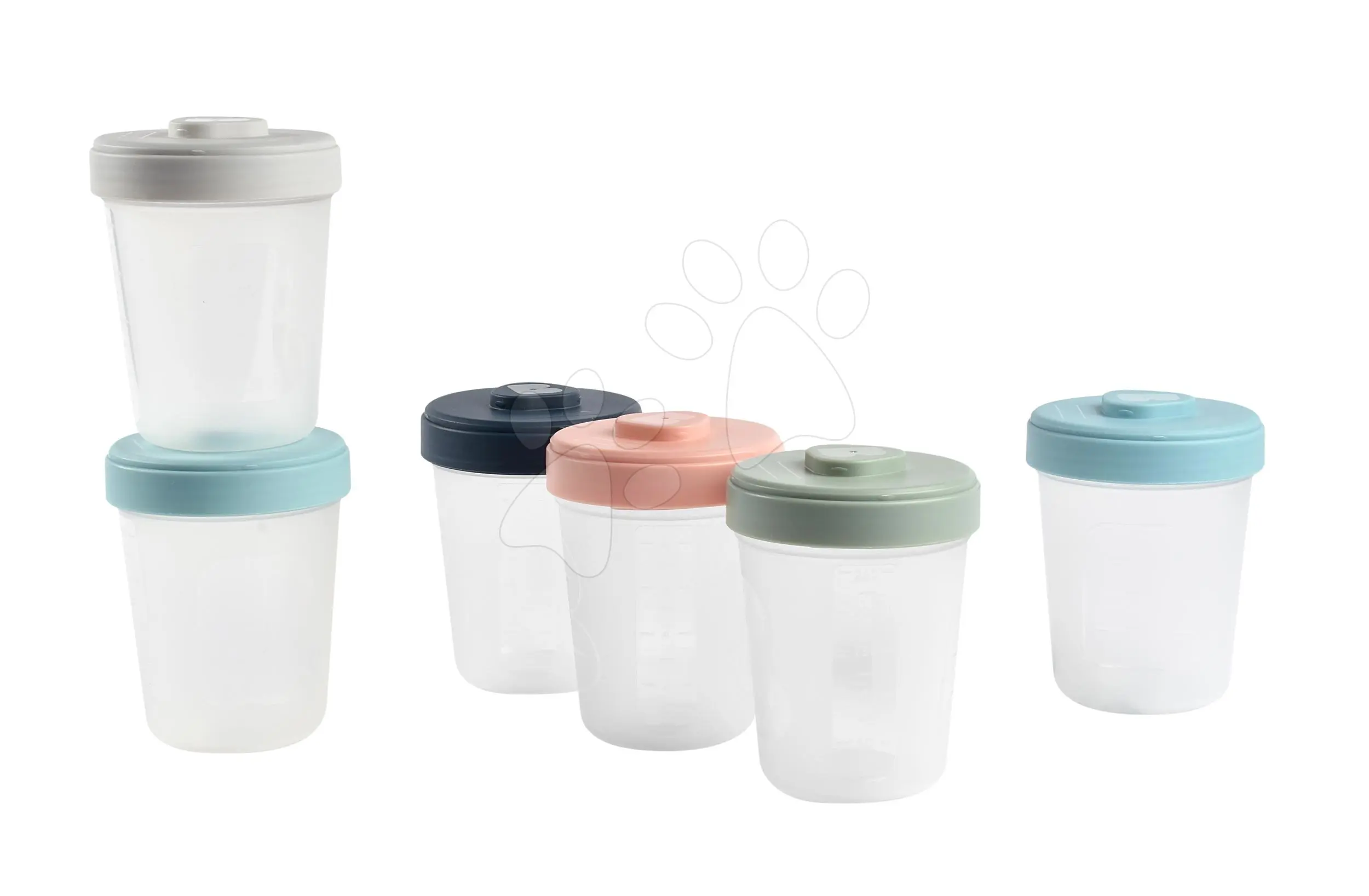 Beaba Sada kelímků na jídlo 6x 250ml