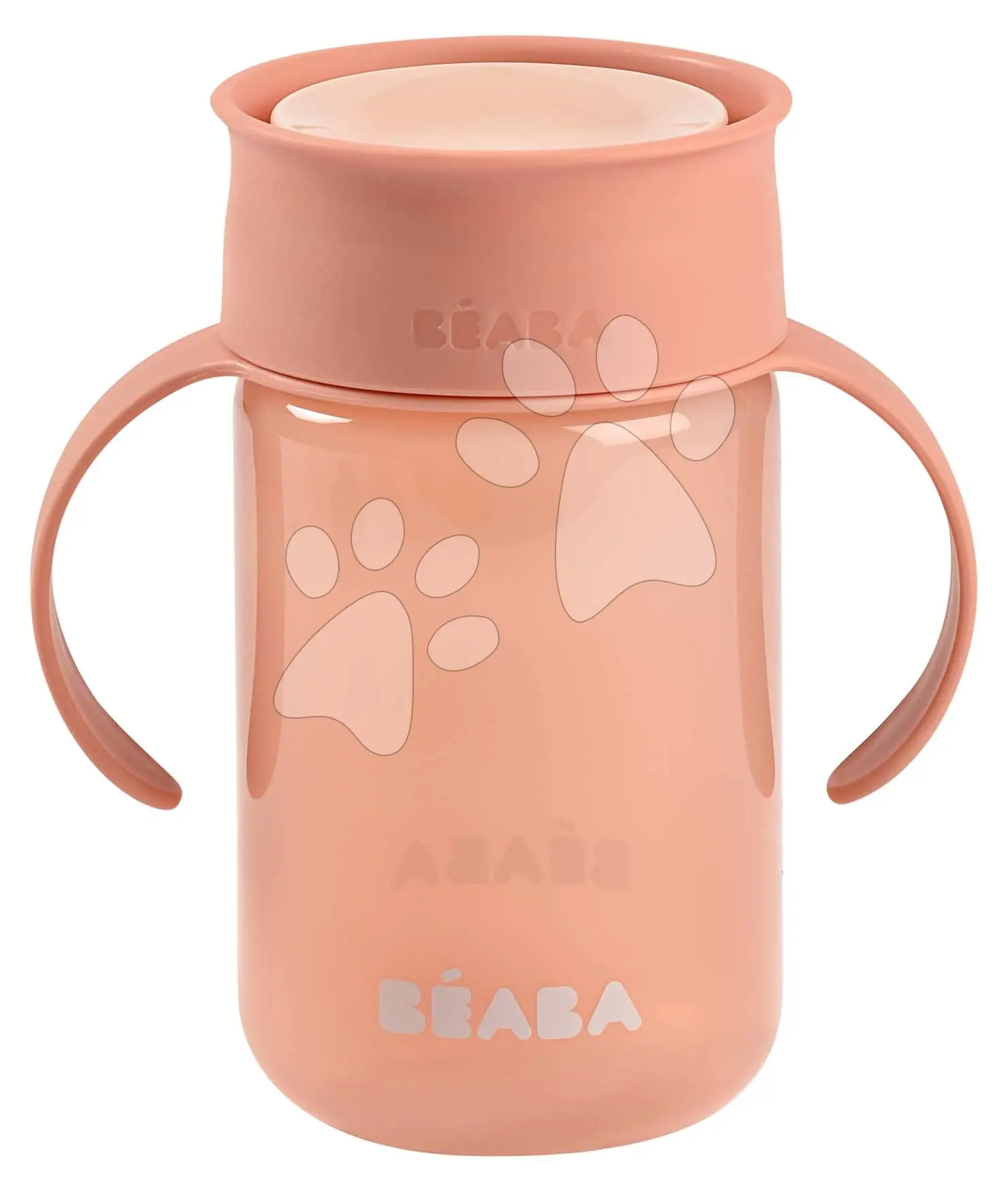 Beaba Hrnek trénovací 360° Pink 340 ml 12m+