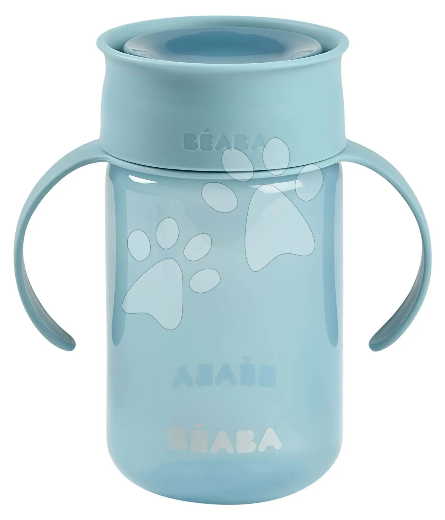 Beaba Hrnek trénovací 360° Blue 340 ml 12m+