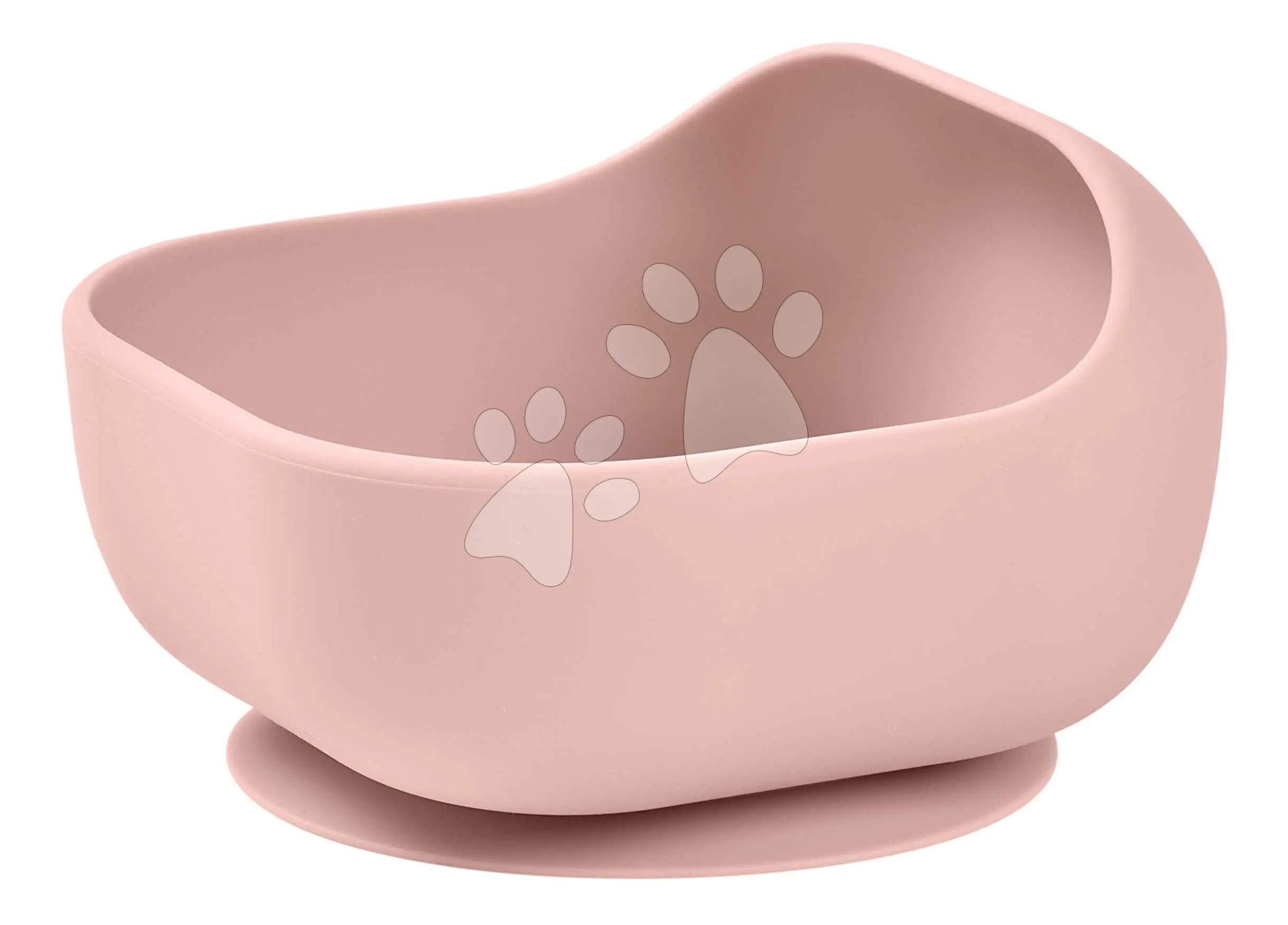 Miska pro batolata Silicone Suction Bowl Cotton Candy Beaba ze silikonu s přísavkou růžová od 4 měs