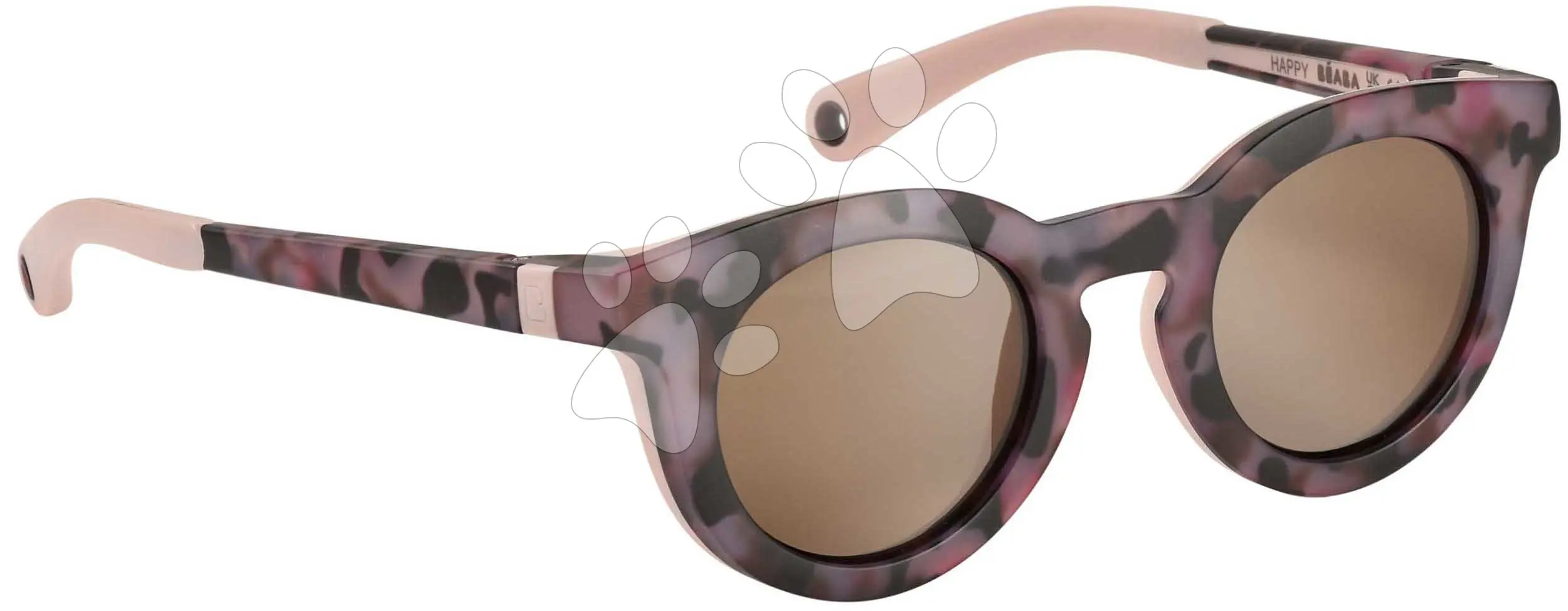 Sluneční brýle pro děti Sunglasses Beaba Happy Pink Tortoise pro děti od 2 do 4 let