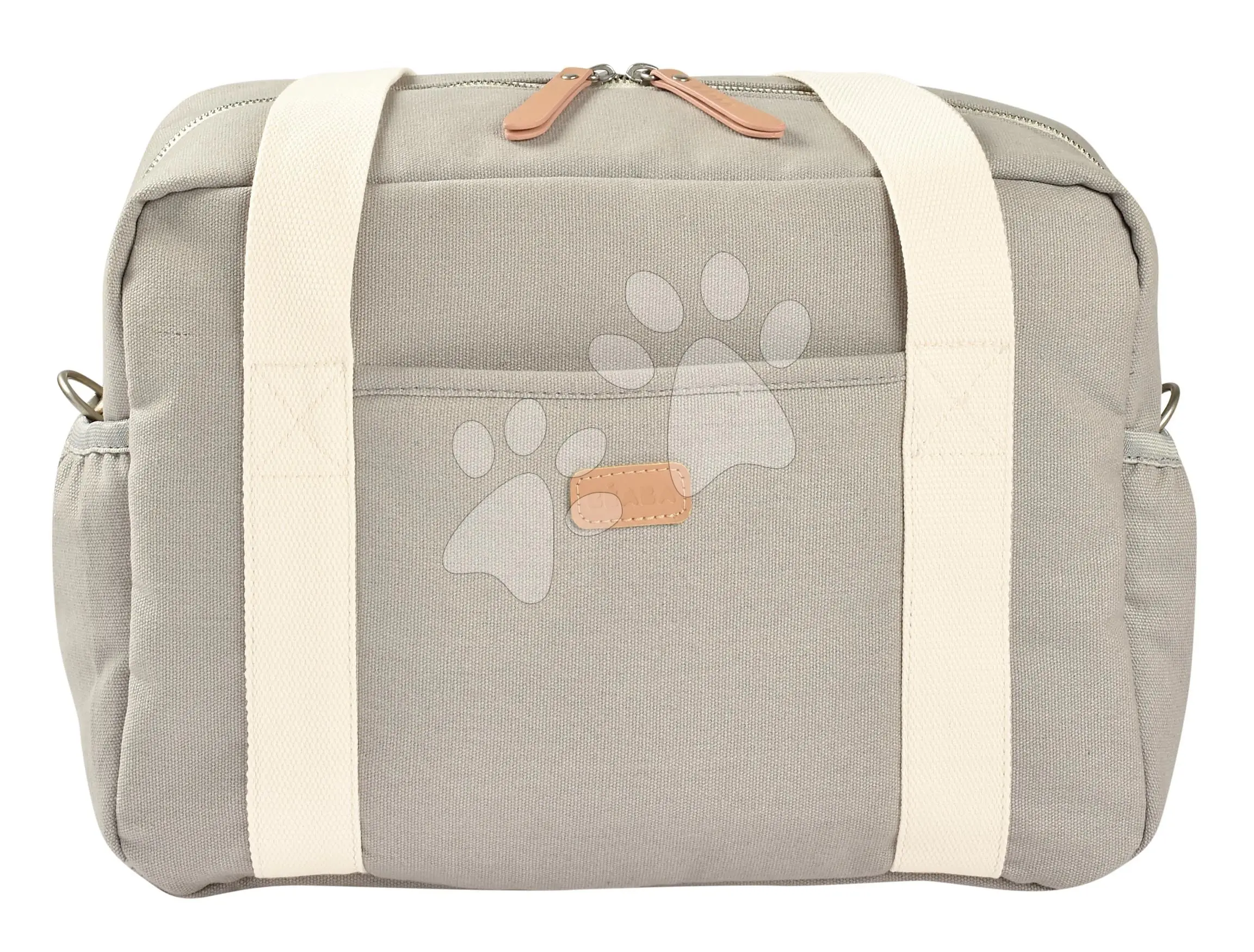 Přebalovací taška k kočárku Changing Bag Paris Beaba Pearl Grey s doplňky šedá