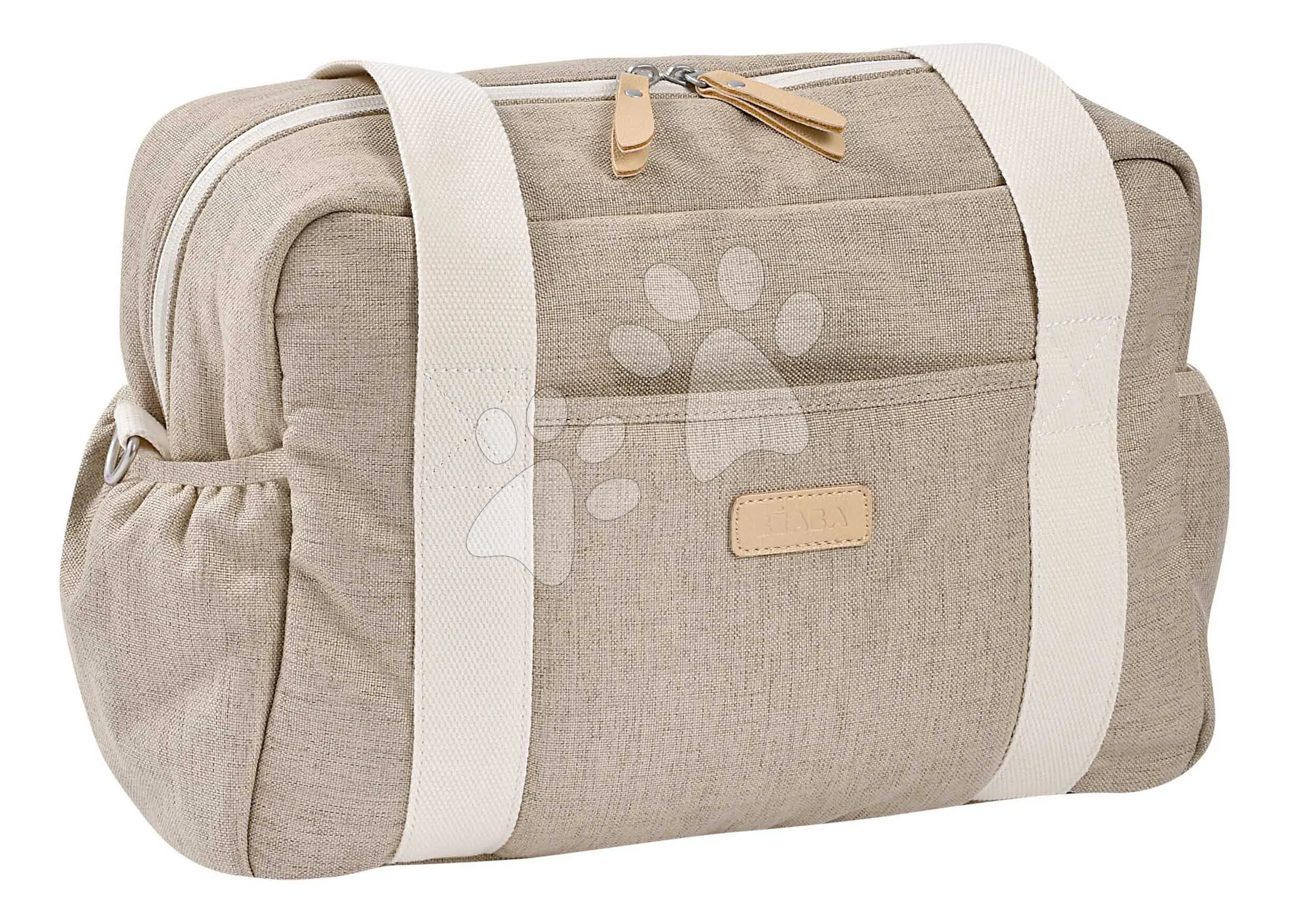 Přebalovací taška ke kočárku Paris Changing Bag Eco Clay Beaba s přebalovací podložkou béžová
