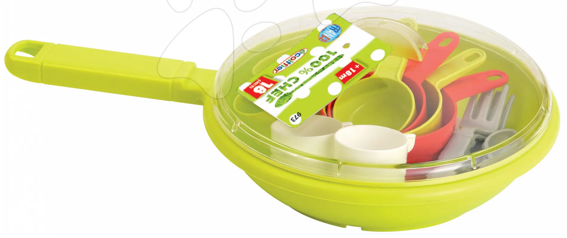 Écoiffier dětská pánev Chef Cook 973-1 zelená