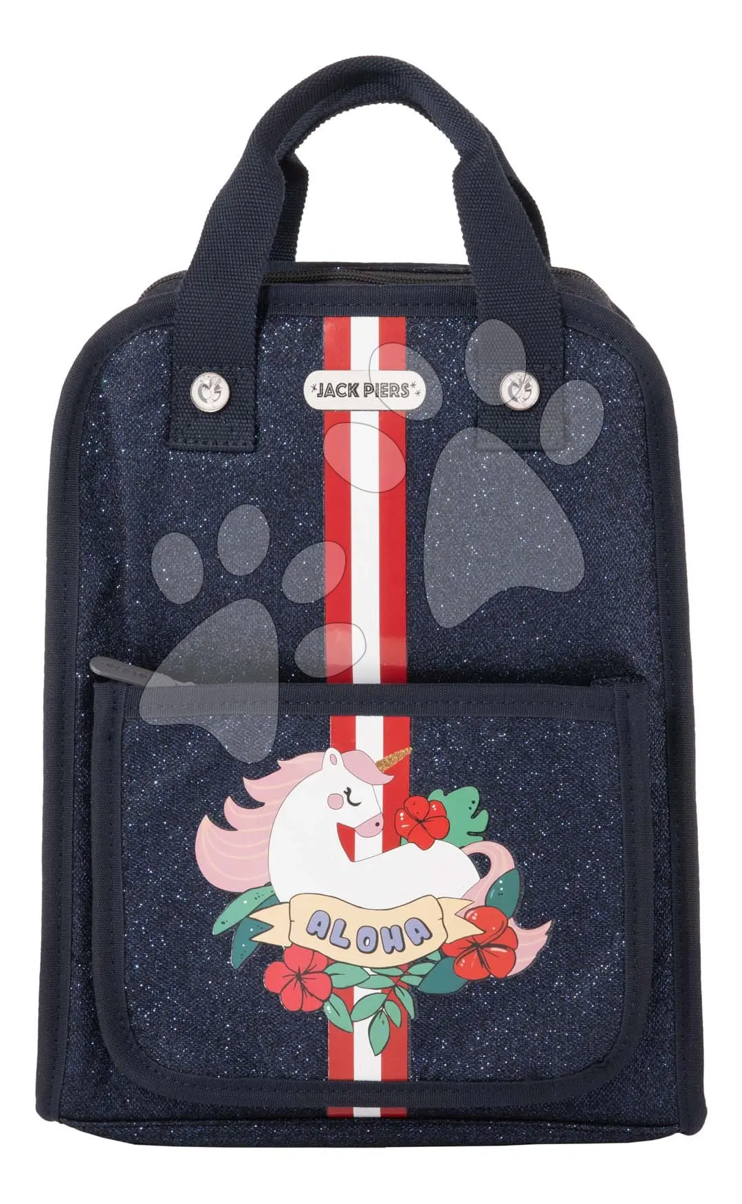 Školní taška batoh Backpack Amsterdam Medium Aloha Jack Piers ergonomická luxusní provedení od 6 let 36*13*29 cm
