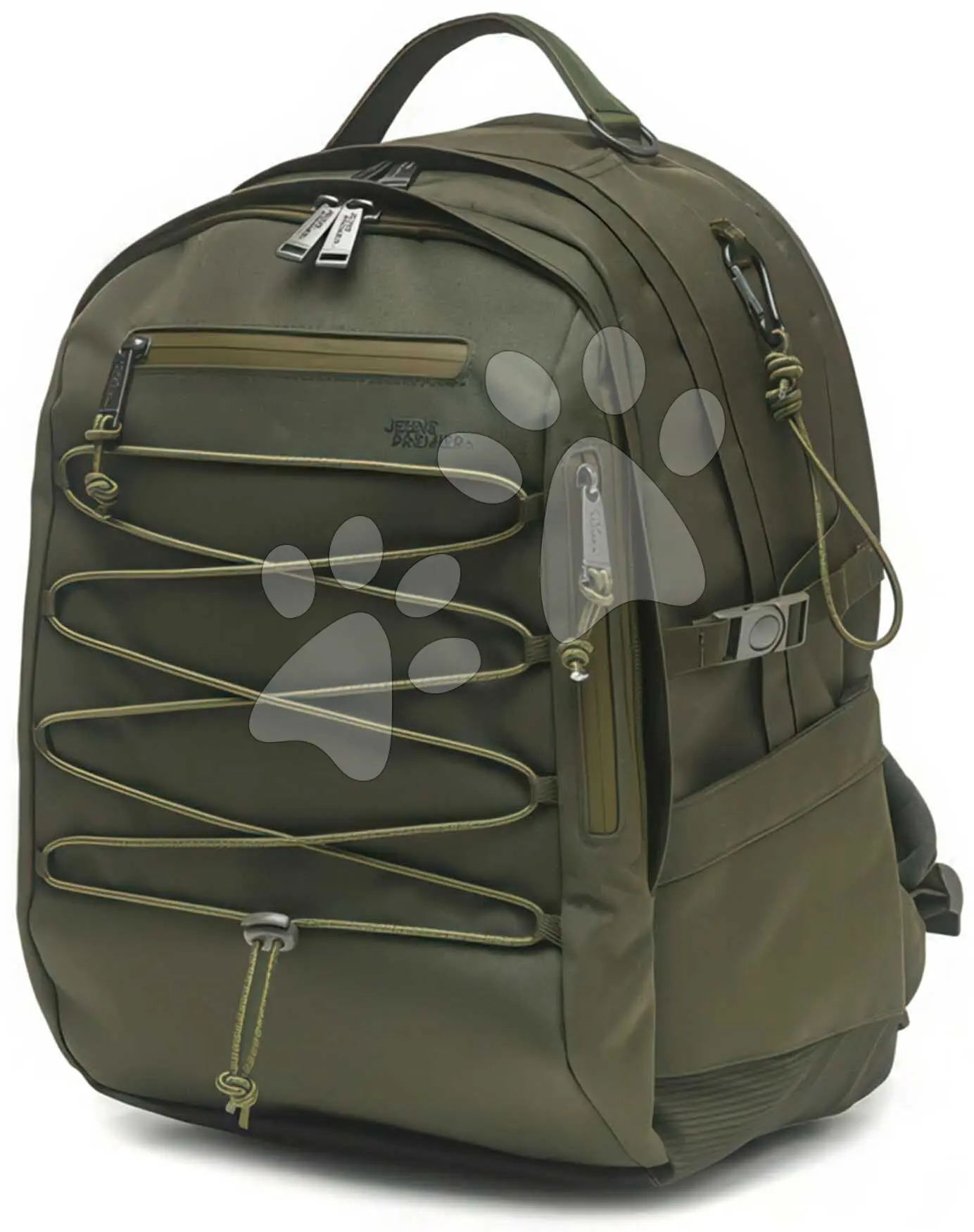 Školní batoh Backpack College Khaki Jeune Premier ergonomický luxusní provedení 45*30 cm