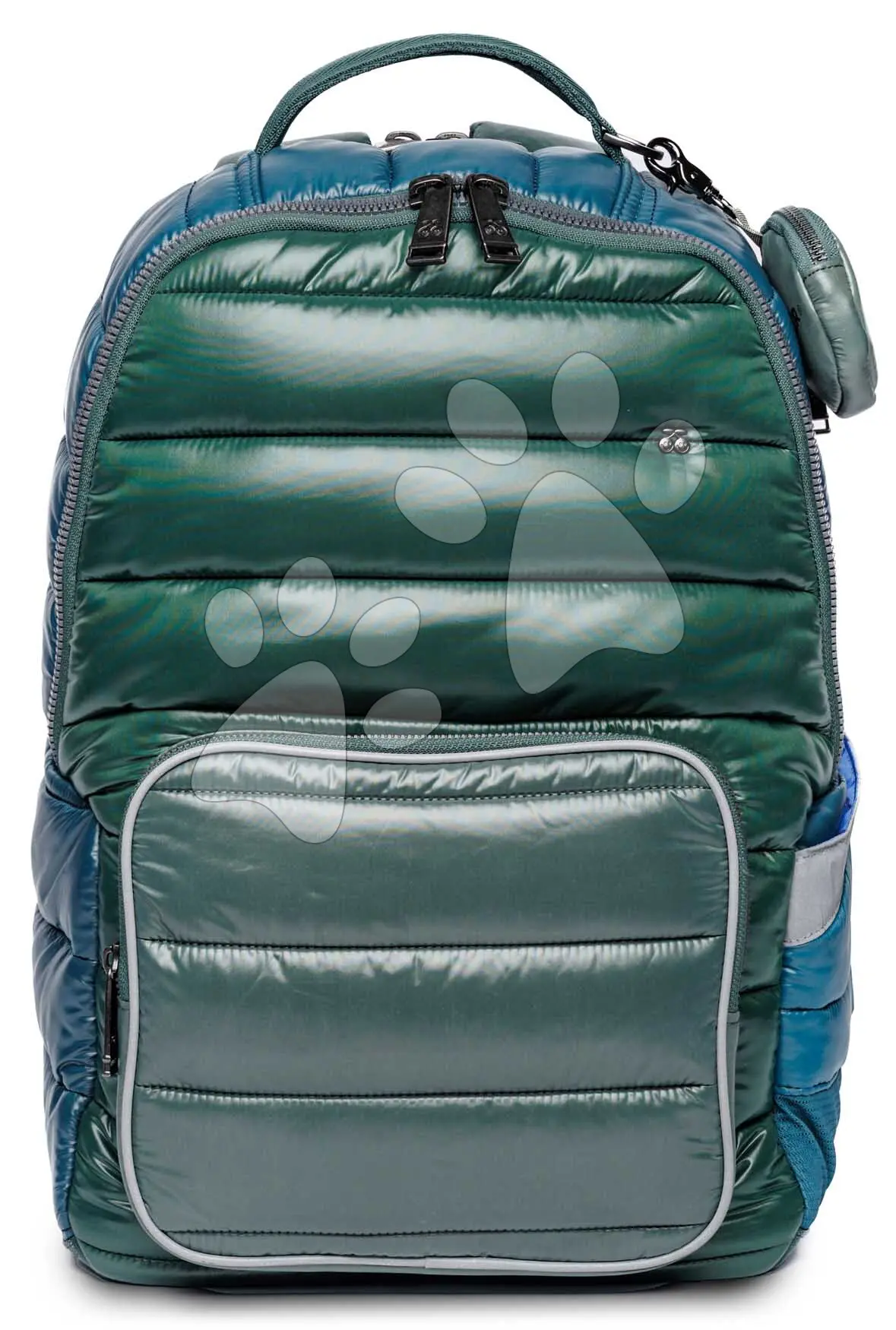 Školní taška batoh New Bobbie Puffer Green Jeune Premier ergonomické luxusní provedení 42*30 cm