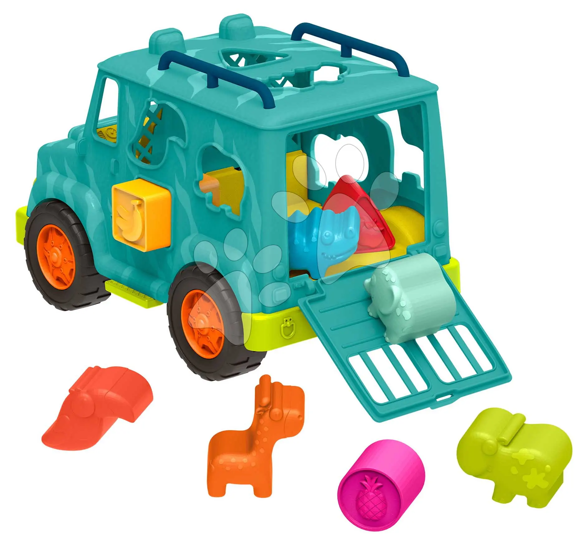 B-Toys Náklaďák s vkládacími tvary Animal Rescue