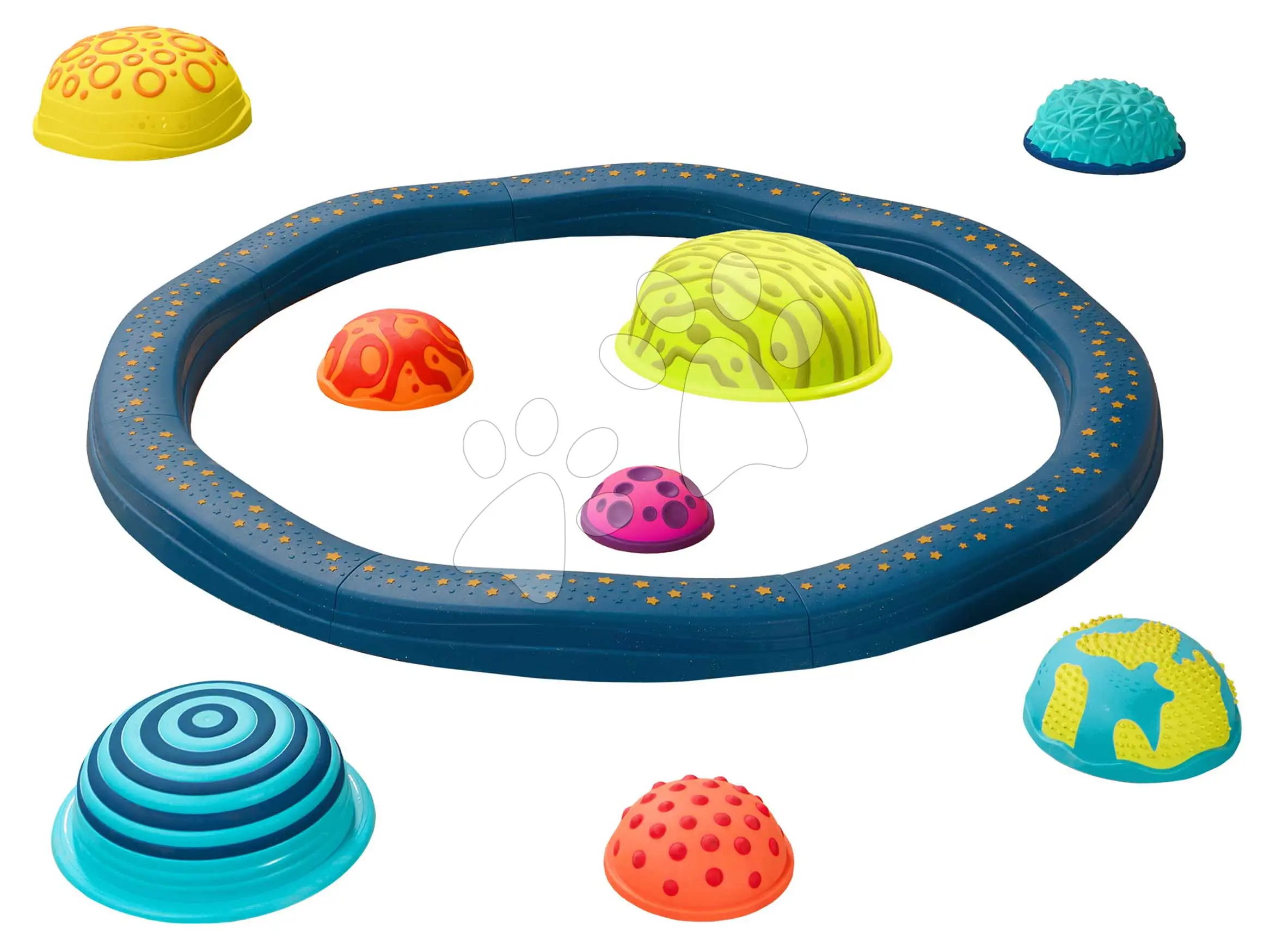 B-Toys Překážková dráha se stupínky Balance Planet Hopper