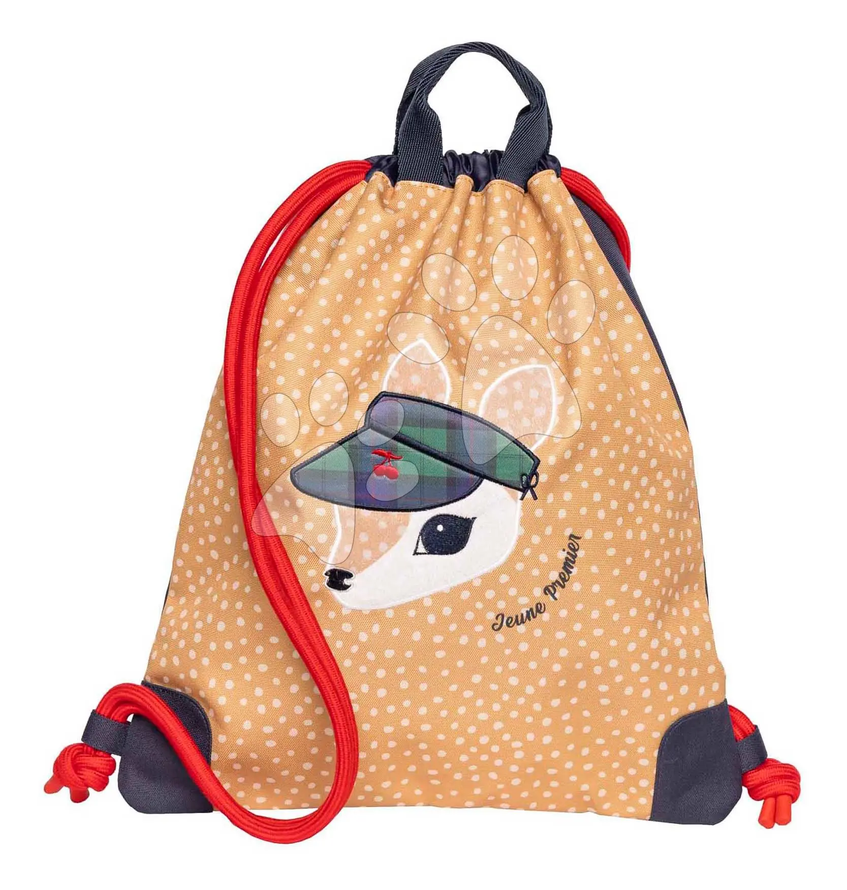 Školní vak na tělocvik a přezůvky City Bag Dashing Deer Jeune Premier ergonomický luxusní provedení 40*36 cm