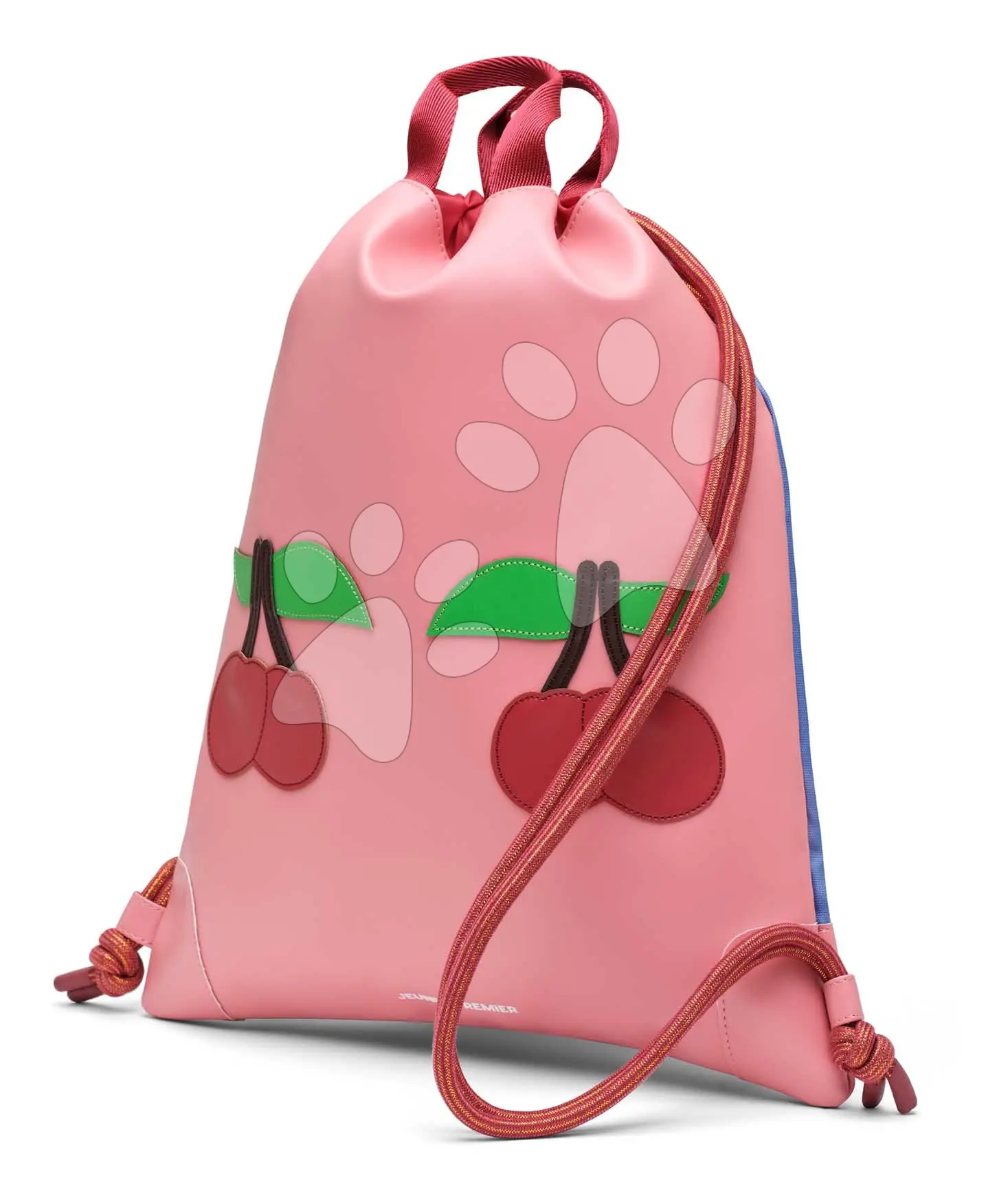 Školní vak na tělocvik a přezůvky City Bag Cherry Pink Jeune Premier ergonomický luxusní provedení 40*36 cm