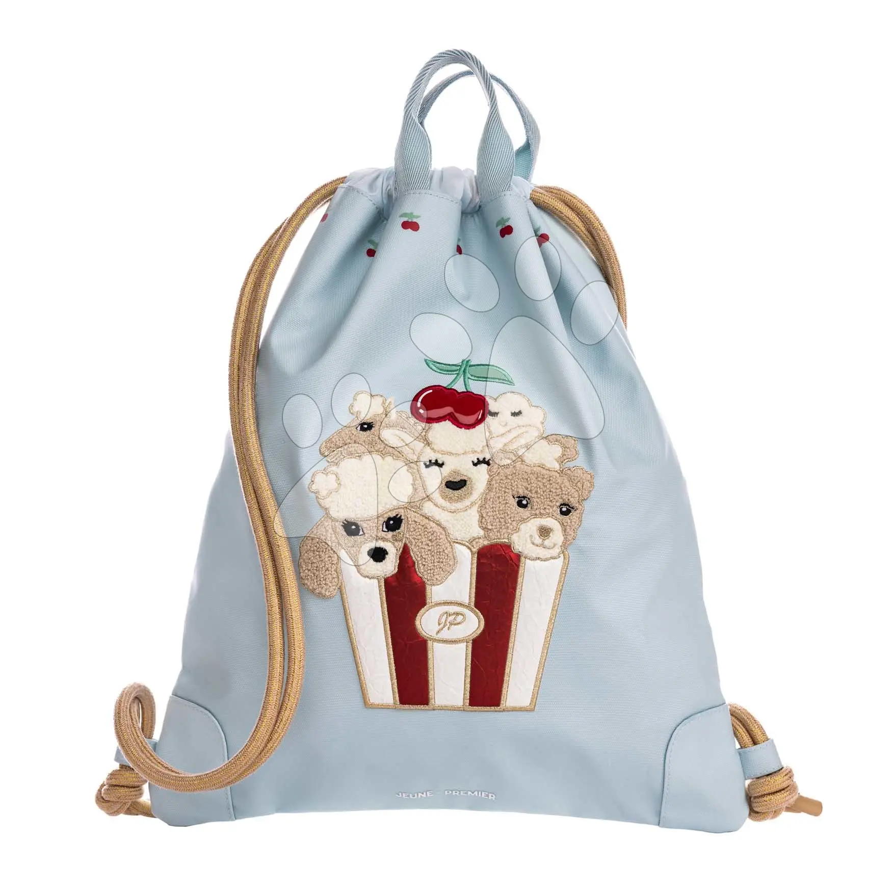 Školský vak na tělocvik a přezůvky City Bag Popcorn Jeune Premier ergonomické luxusní provedení 40*36 cm