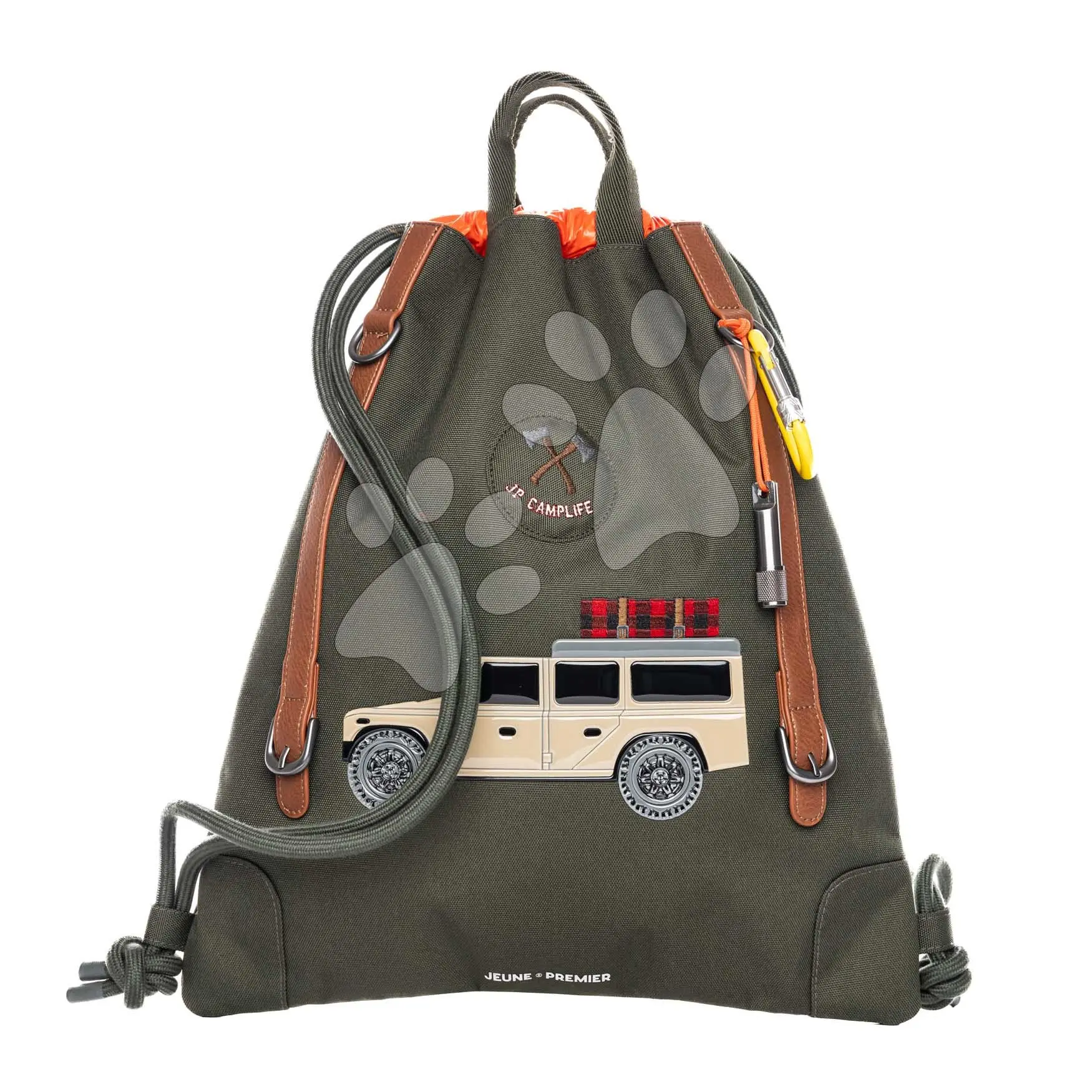 Školní vak na tělocvik a přezůvky City Bag Camp Life Jeune Premier ergonomický luxusní provedení 40*36 cm