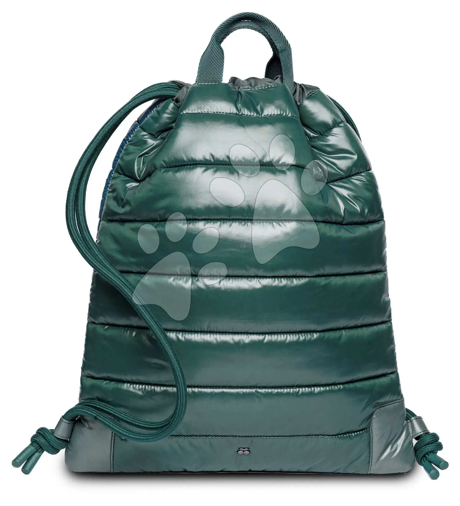 Školní vak na tělocvik a přezůvky City Bag Puffer Green Jeune Premier ergonomické luxusní provedení 40*36 cm