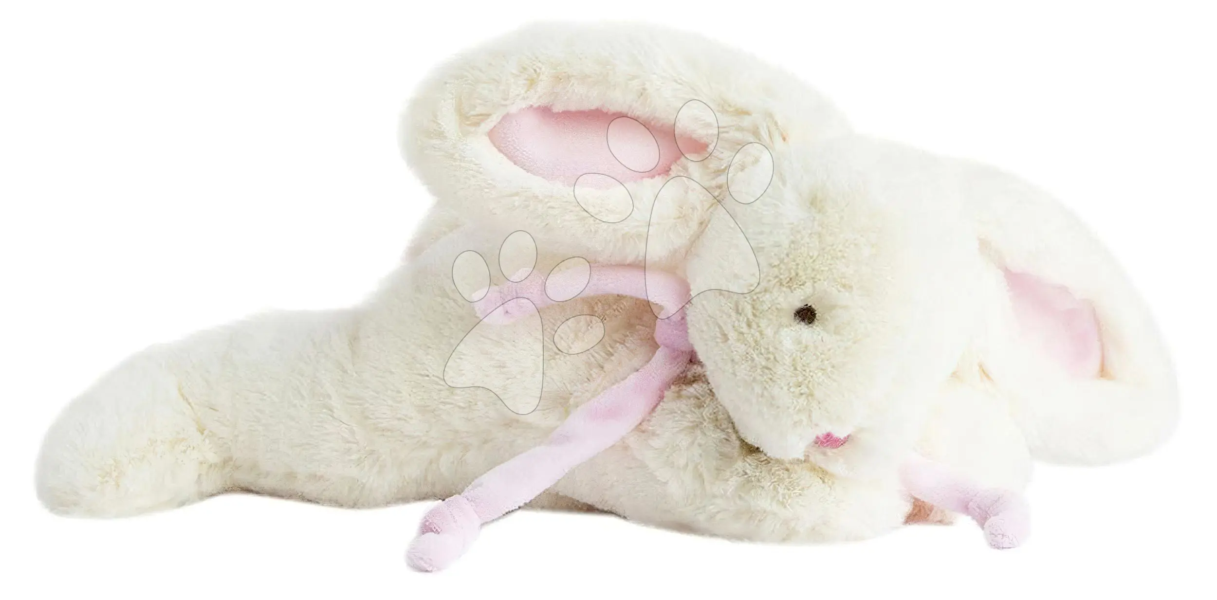 Plyšový zajíček Lapin Bonbon Doudou et Compagnie růžový 30 cm v dárkovém balení od 0 měsíců