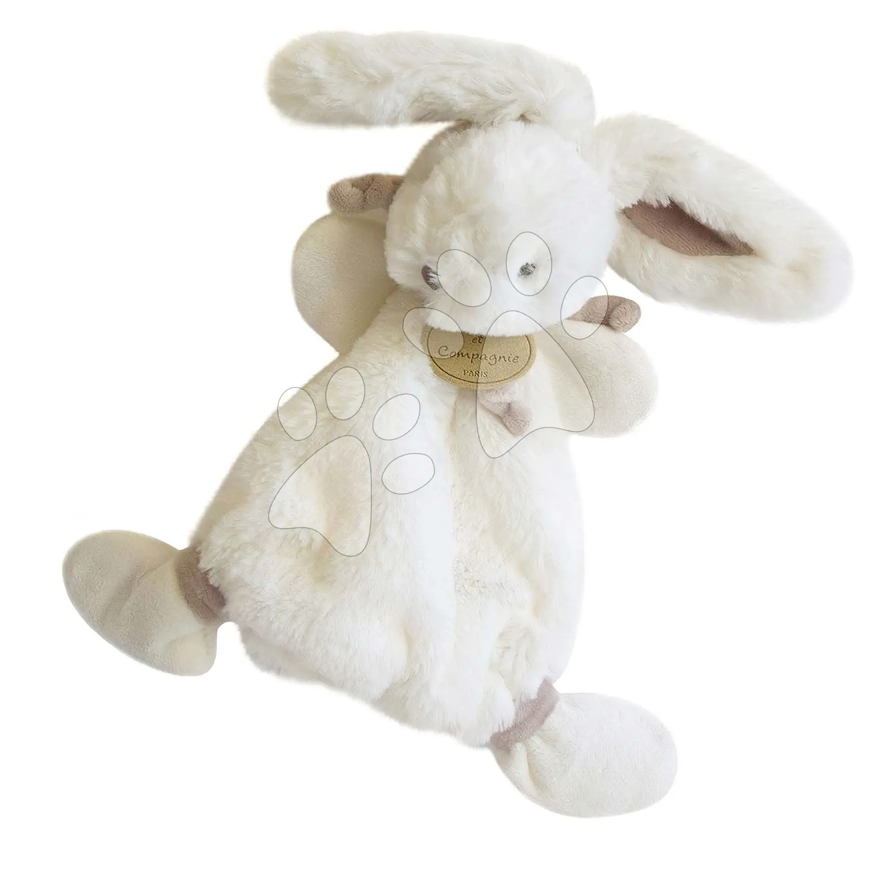 Doudou Plyšový zajíček krémový 26 cm
