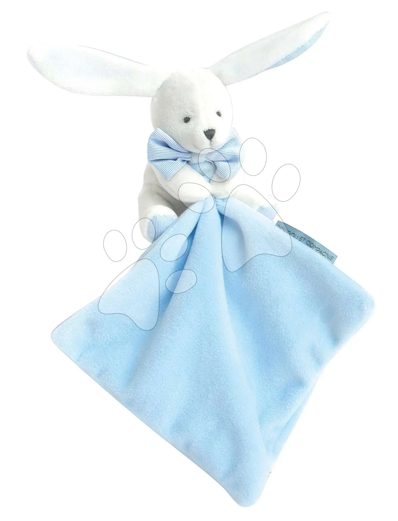 DouDou et Compagnie Paris dárková sada modrá králíček s muchláčkem 10 cm