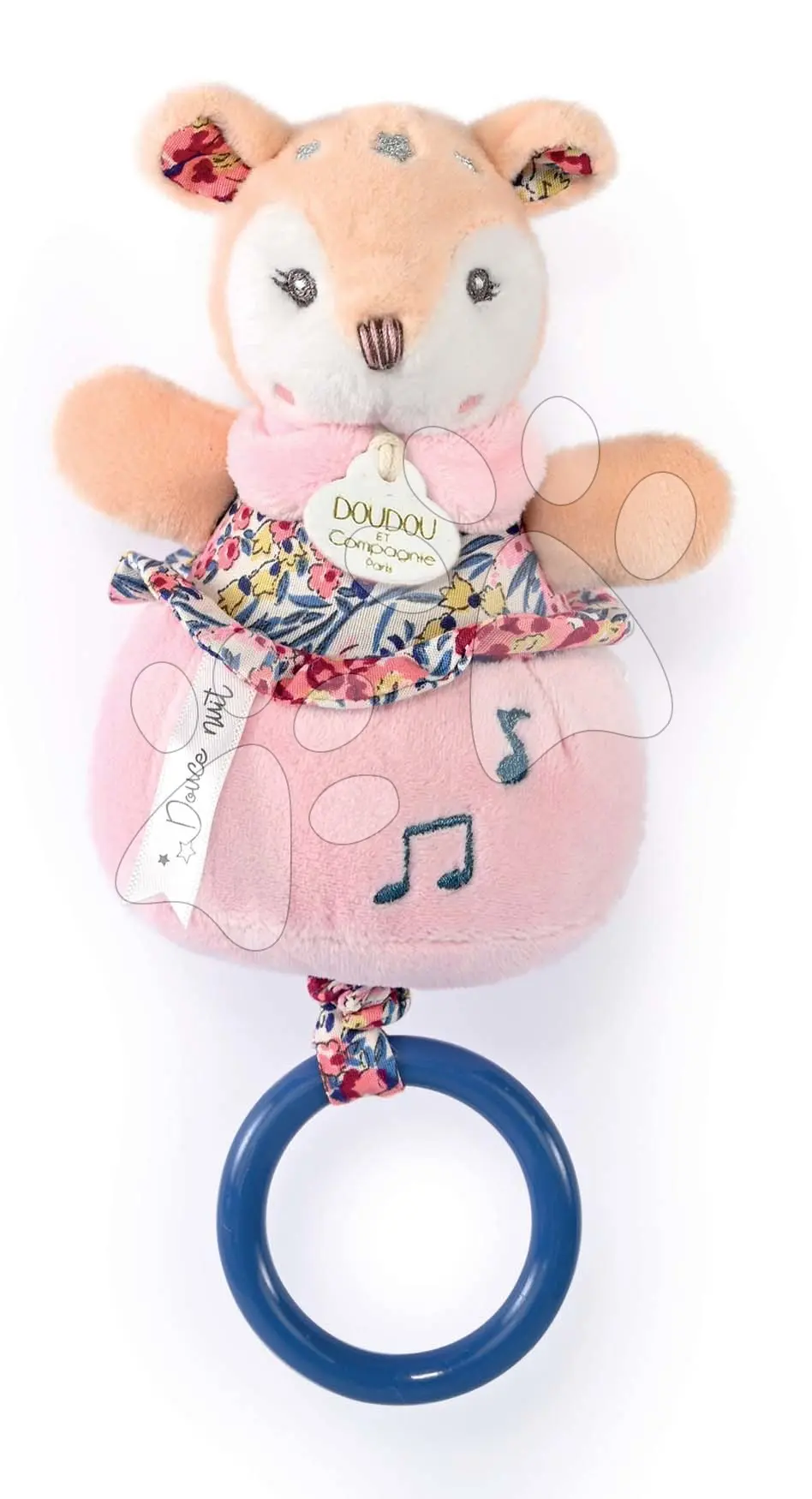 Doudou Dárková sada - Plyšová srnka hrající melodii 20 cm