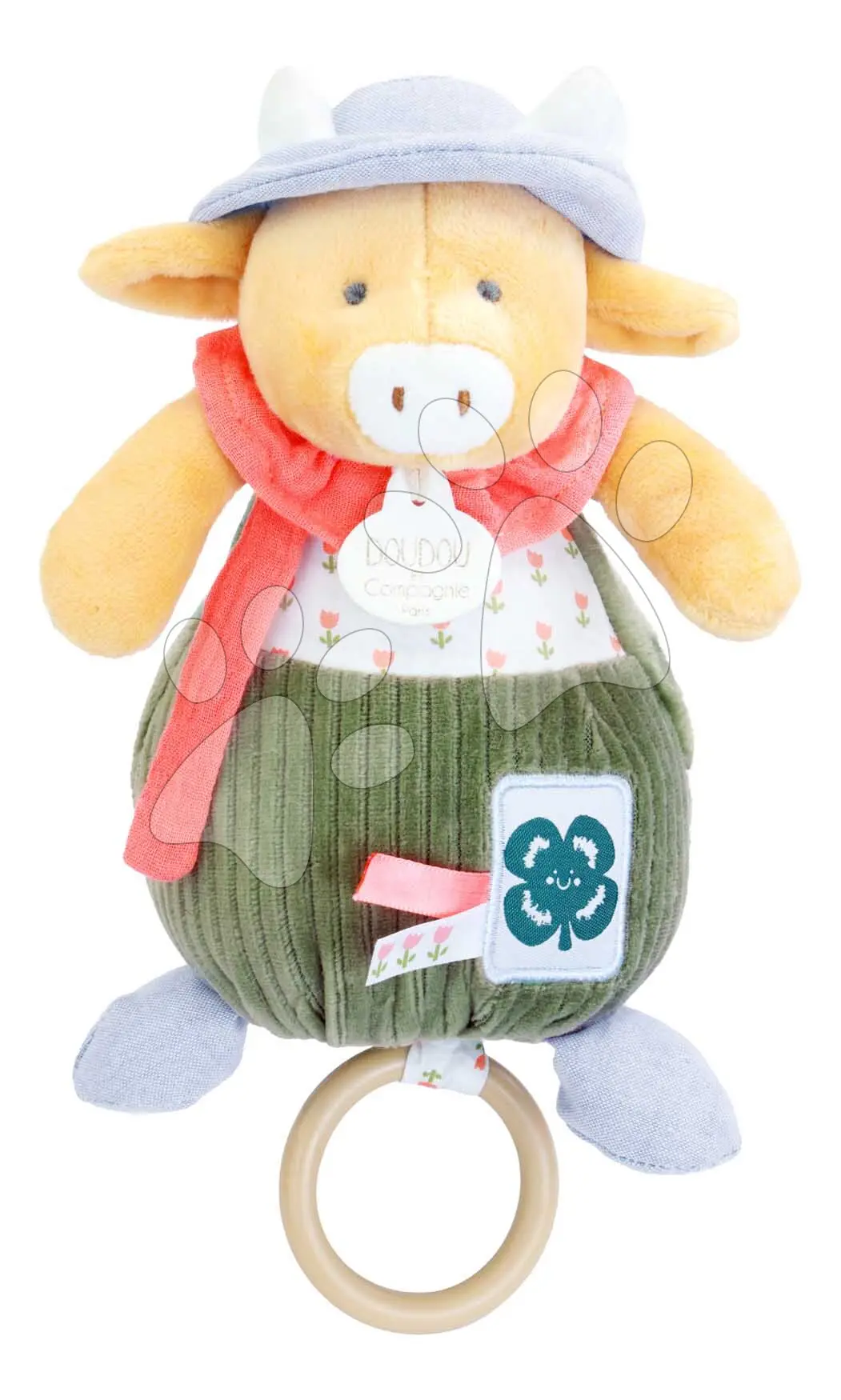 Doudou Dárková sada Plyšová kravička Aneth hrající melodii 20 cm