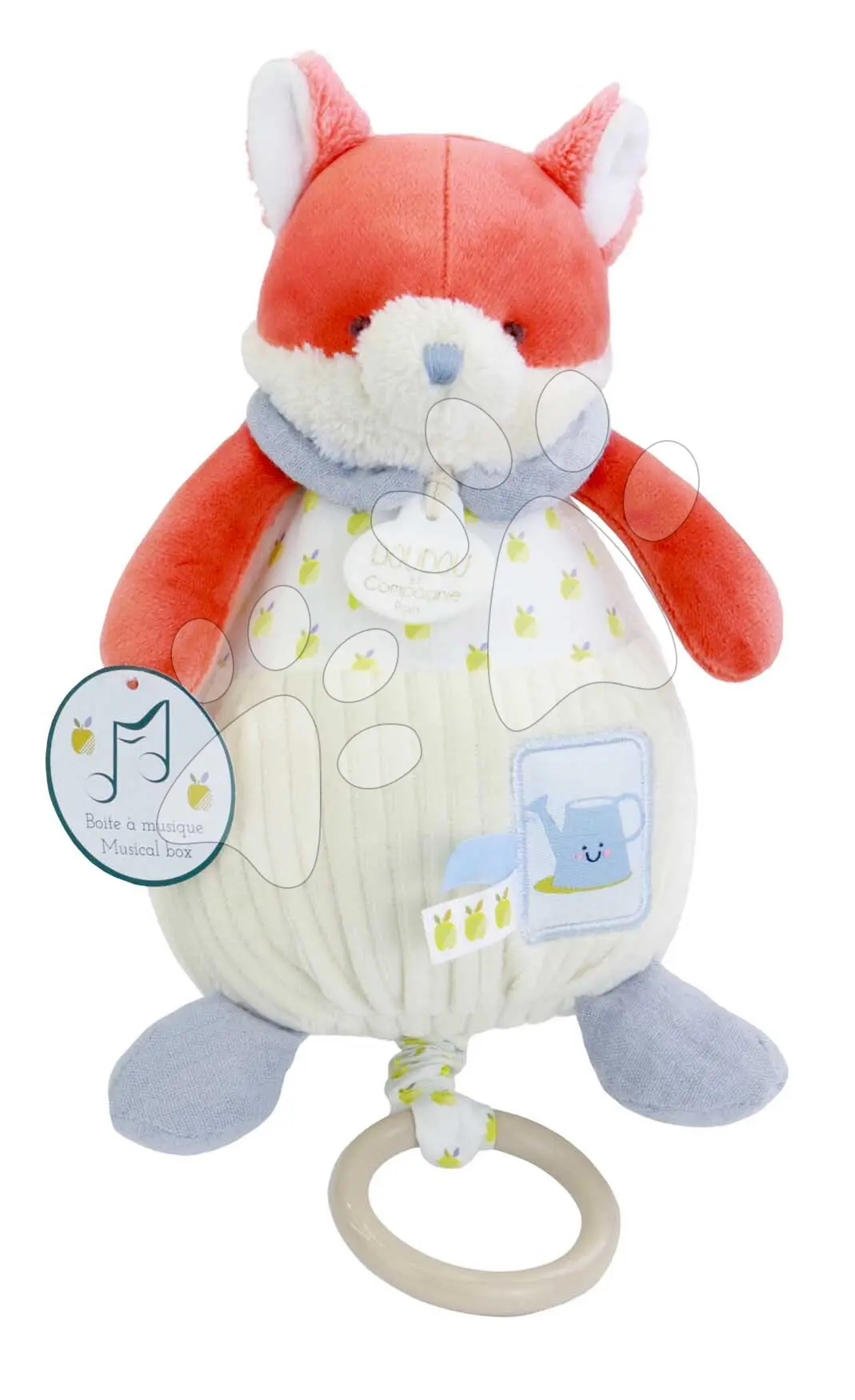 Doudou Dárková sada Plyšová liška Romarin hrající melodii 20 cm