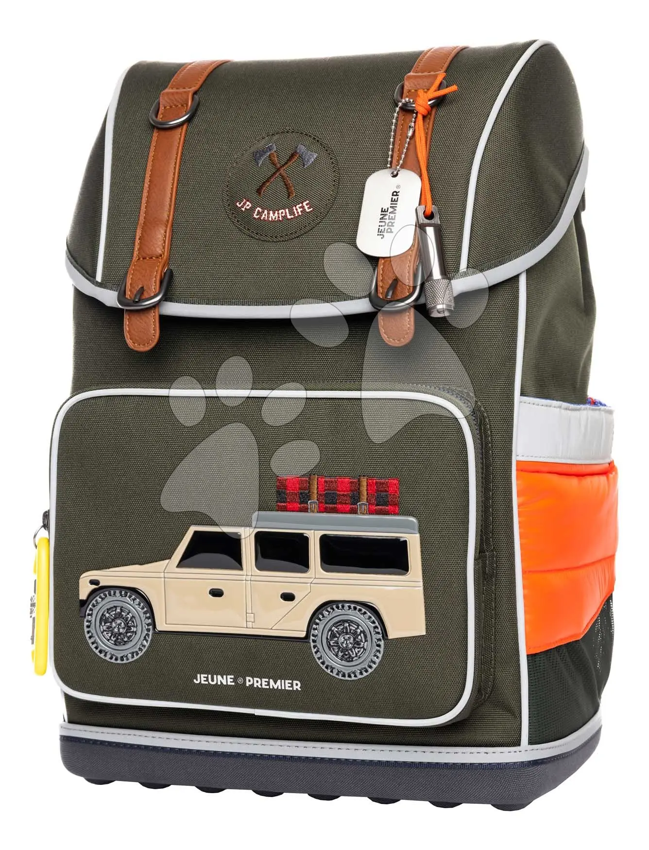 Školní batoh velký Ergomaxx Camp Life Jeune Premier ergonomický luxusní provedení 41*27 cm