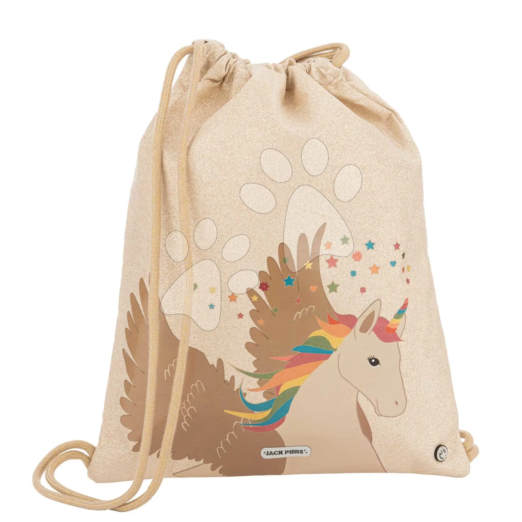 Školní vak na tělocvik a přezůvky Gym Bag Unicorn Jack Piers ergonomický luxusní provedení od 2 let 44*36 cm