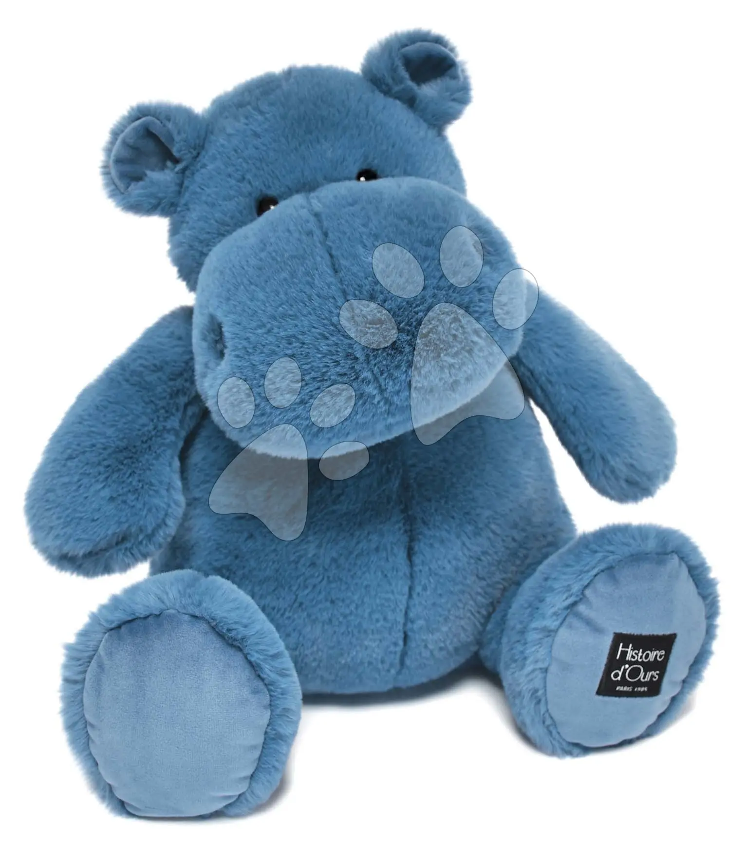 Plyšový hroch Hip' Blue Hippo Exotique Histoire d’Ours modrý 40 cm od 0 měsíců