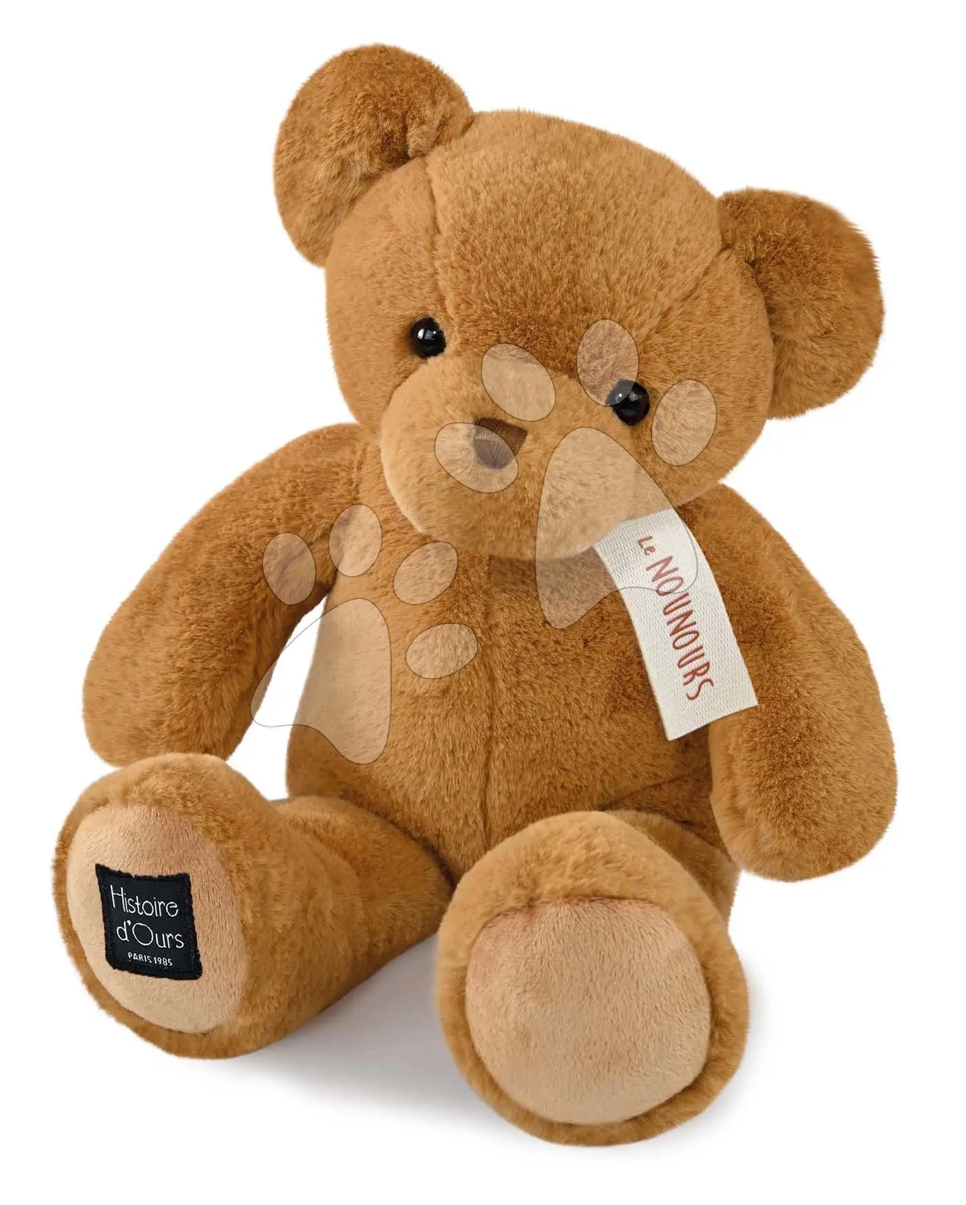 Plyšový medvídek Hazelnut Le Nounours Histoire d’ Ours hnědý 40 cm od 0 měsíců