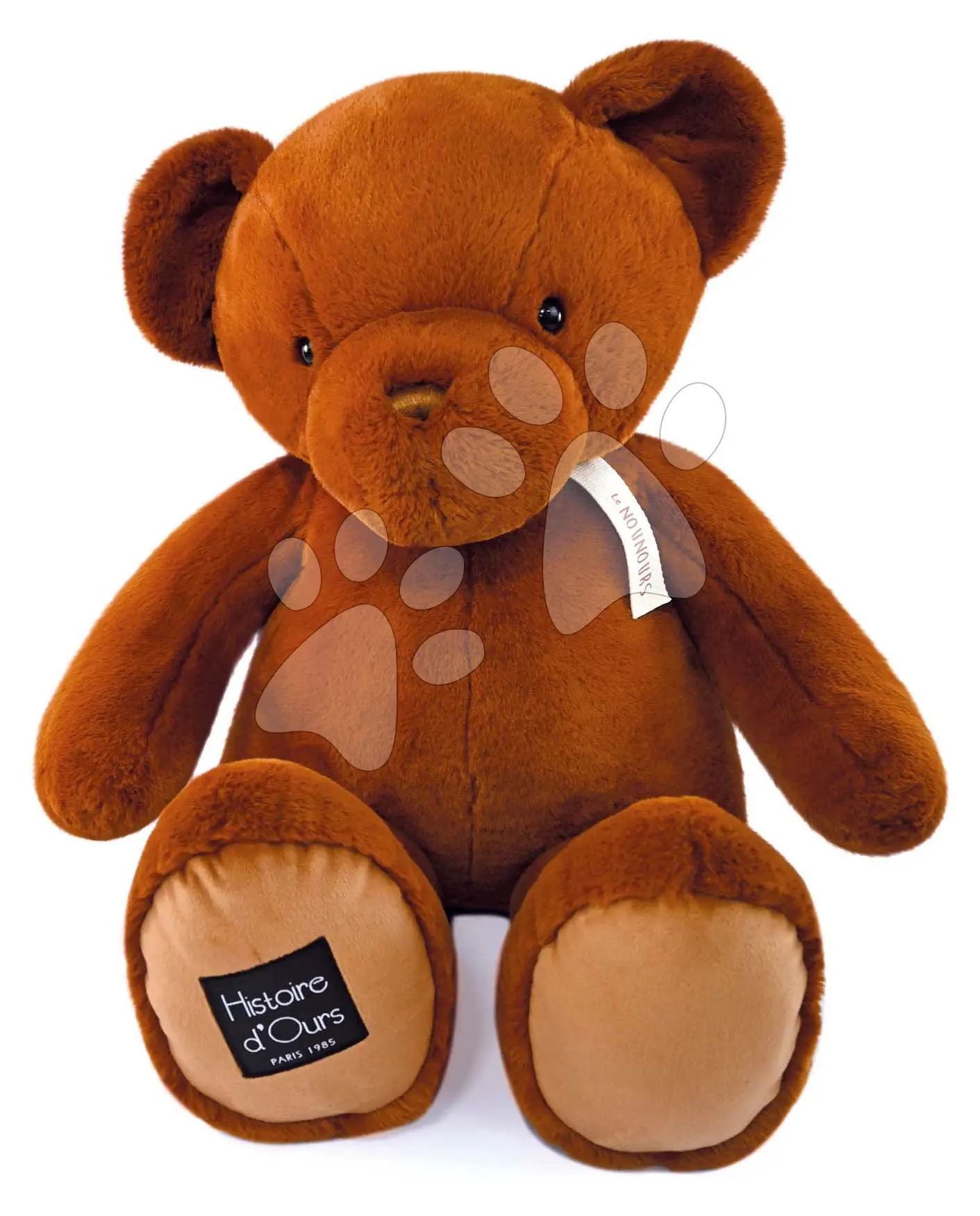 Plyšový medvídek Capuccino Le Nounours Histoire d’Ours hnědý 75 cm od 0 měsíců