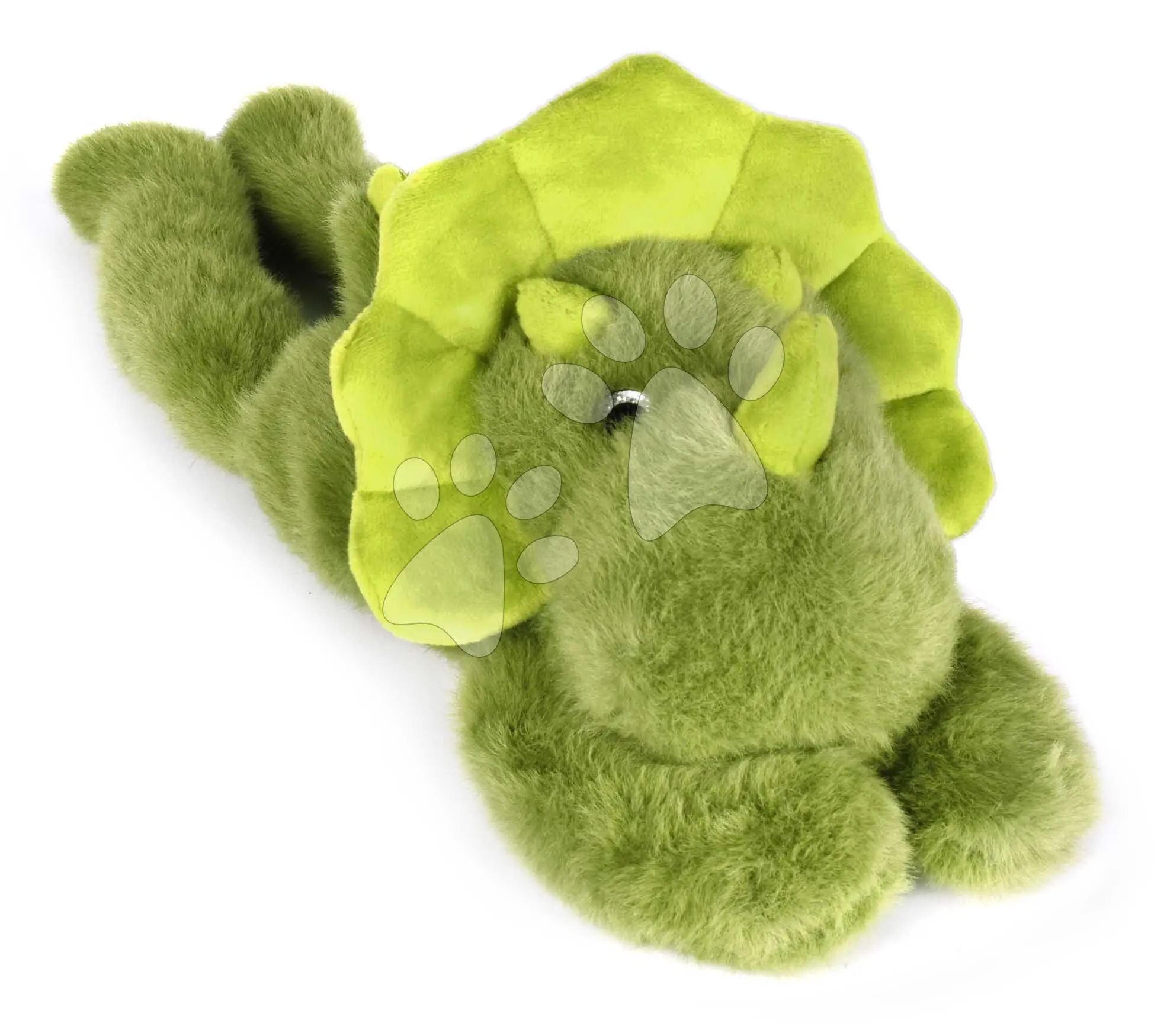 Plyšový dinosaurus na objímání The Glue Pots Dino Magnetic Histoire d’ Ours magnetický zelený 30 cm od 24 měsíců