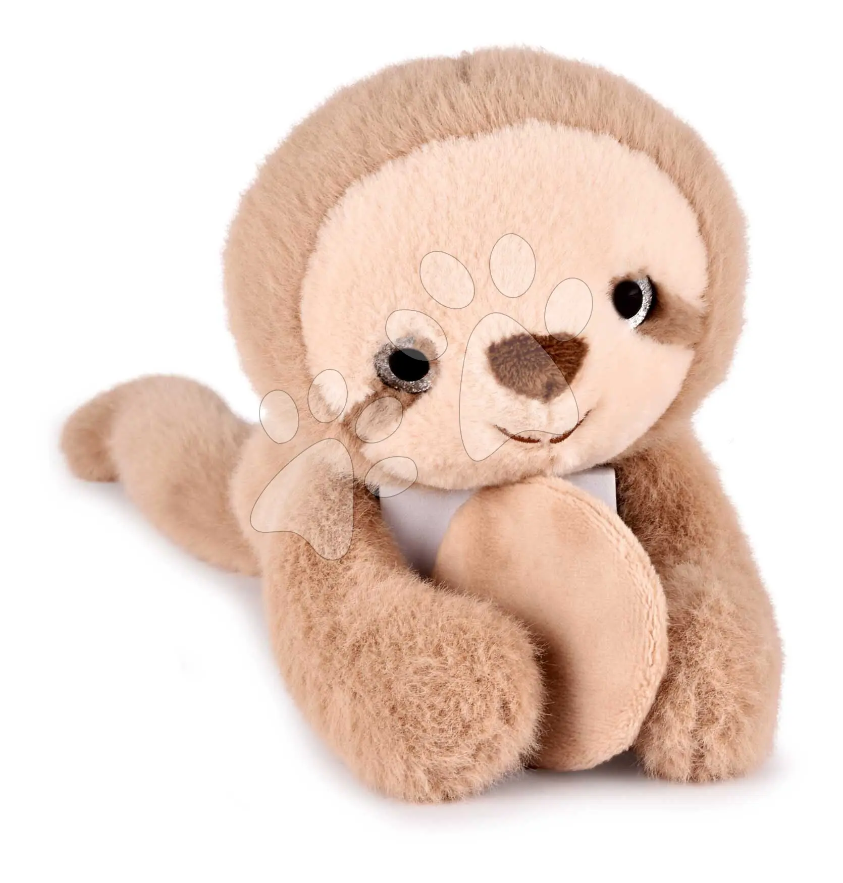 Plyšový lenochod na objímání The Glue Pots Sloth Magnetic Histoire d’ Ours magnetický hnědý 30 cm od 24 měsíců