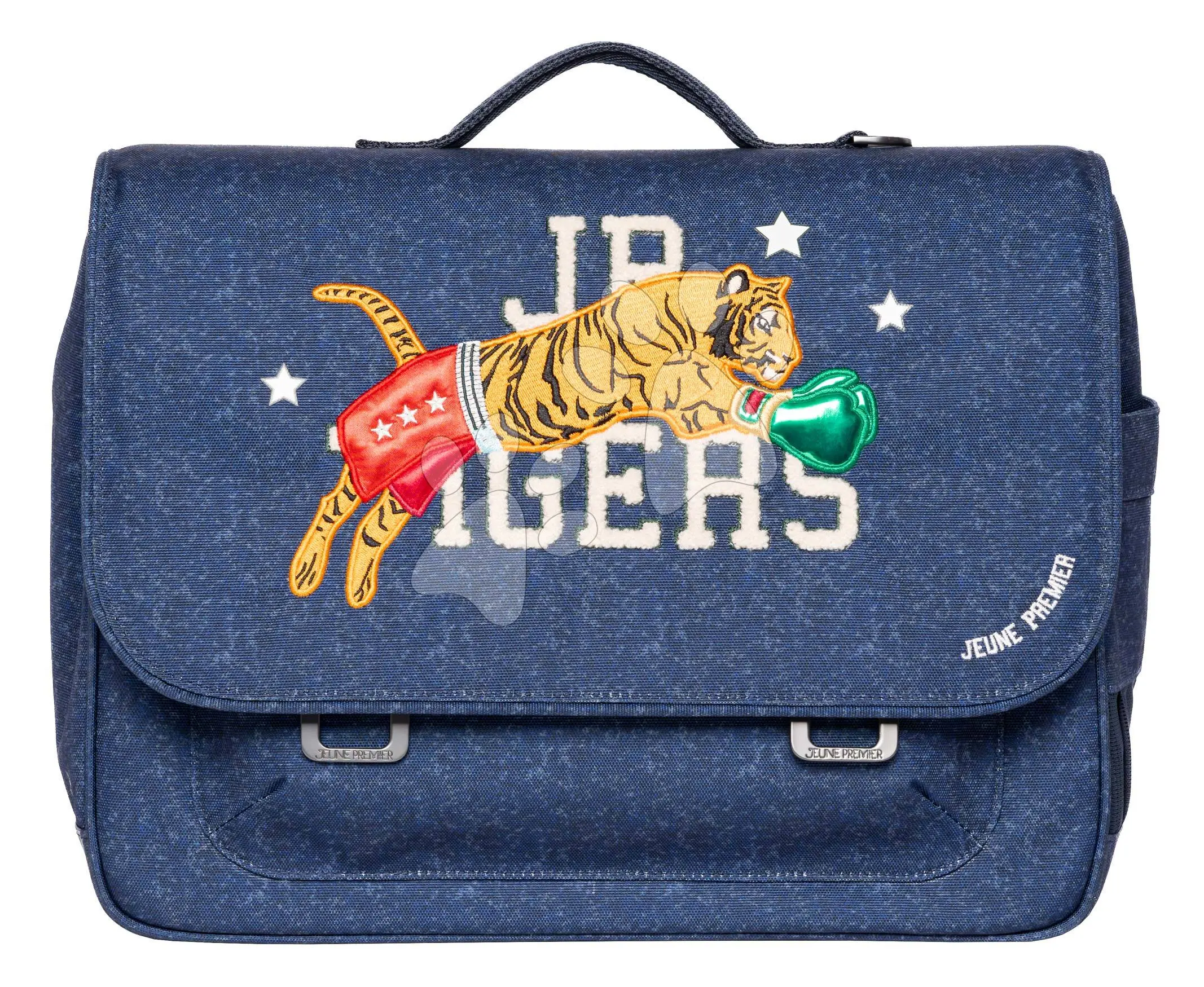 Školní aktovka It Bag Midi Boxing Tiger Navy Mélange Jeune Premier ergonomická luxusní provedení 30*38 cm