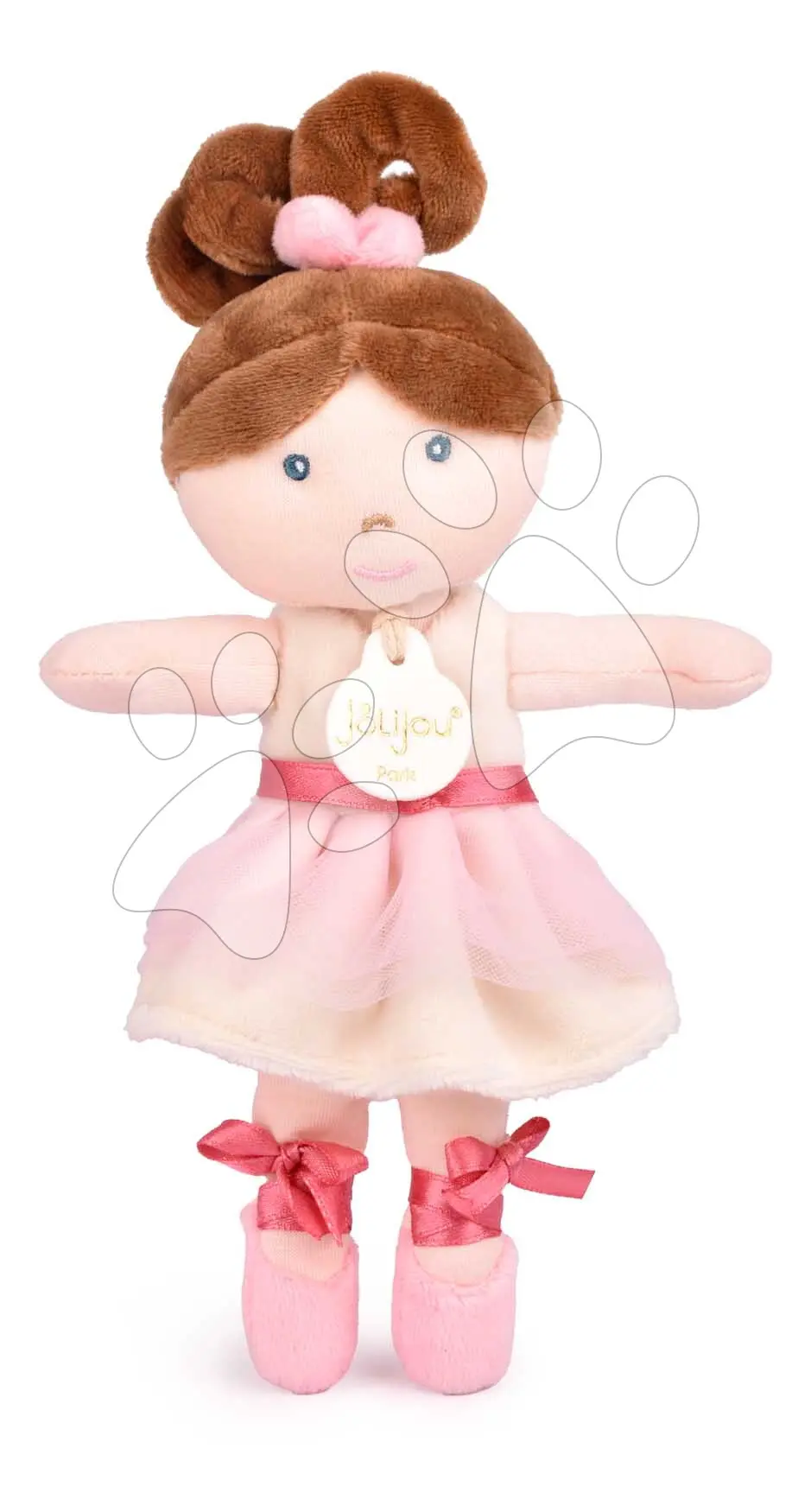 Panenka baletka My Ballerina Doll White Jolijou 25 cm s růžovou sukýnkou z jemného textilu od 12 měsíců