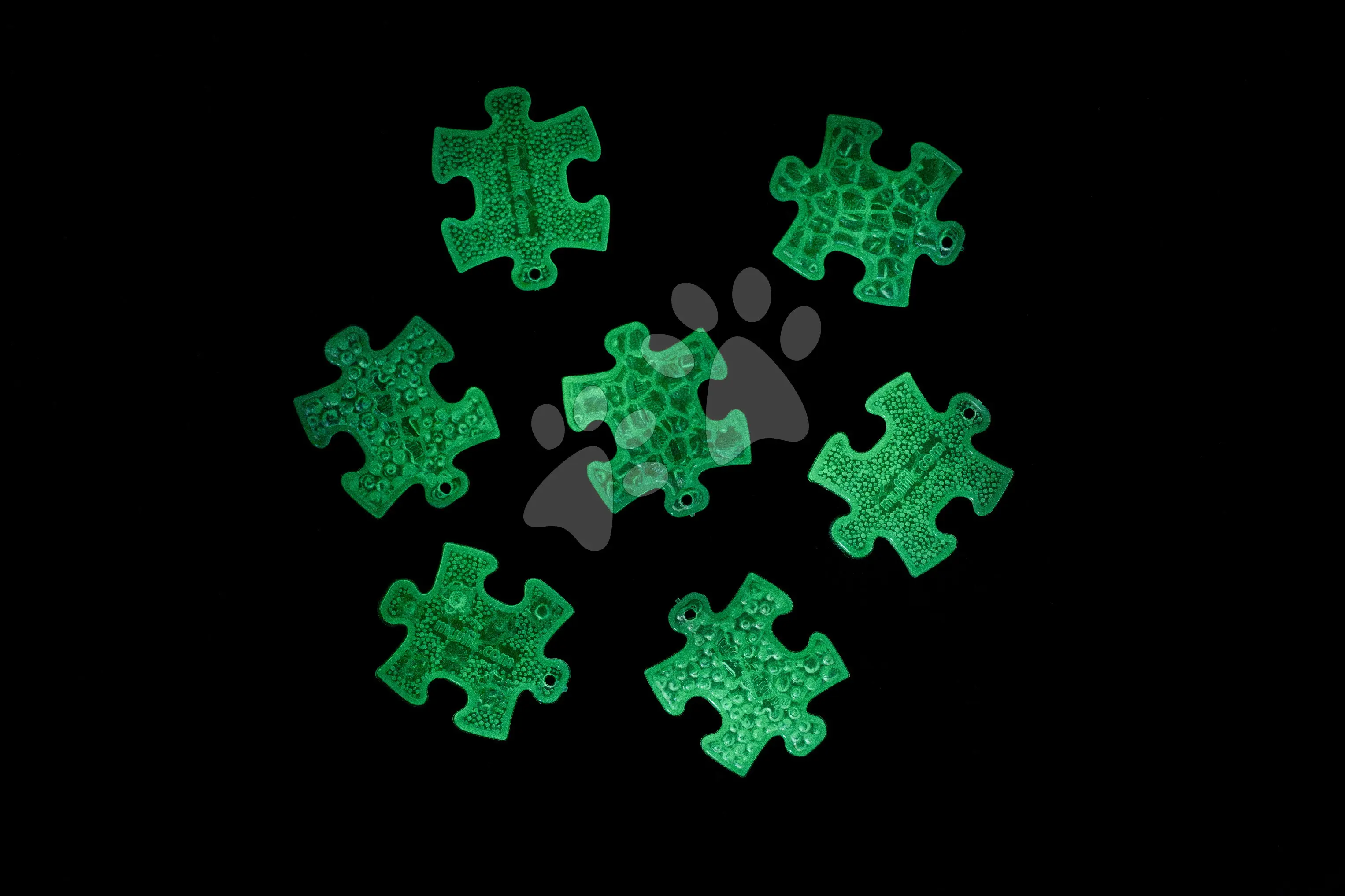 Senzorický MUFFIK NANO puzzlík - Klíčenka SVÍTÍCÍ